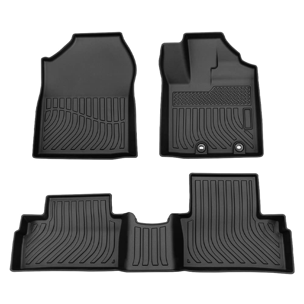 【送料無料】Virauto トヨタ ライズ フロアマット ダイハツ ロッキー 立体フロアマットTOYOTA RAIZE DAIHATSU ROCKY 200系 カーマット TPE素材 3Dフロアマット 防水仕様 耐汚れ 抗菌性 耐磨耗性 車種専用 カスタムマット 保護パーツ 3PCS (ライズ ロッキー 200系, ブッラ