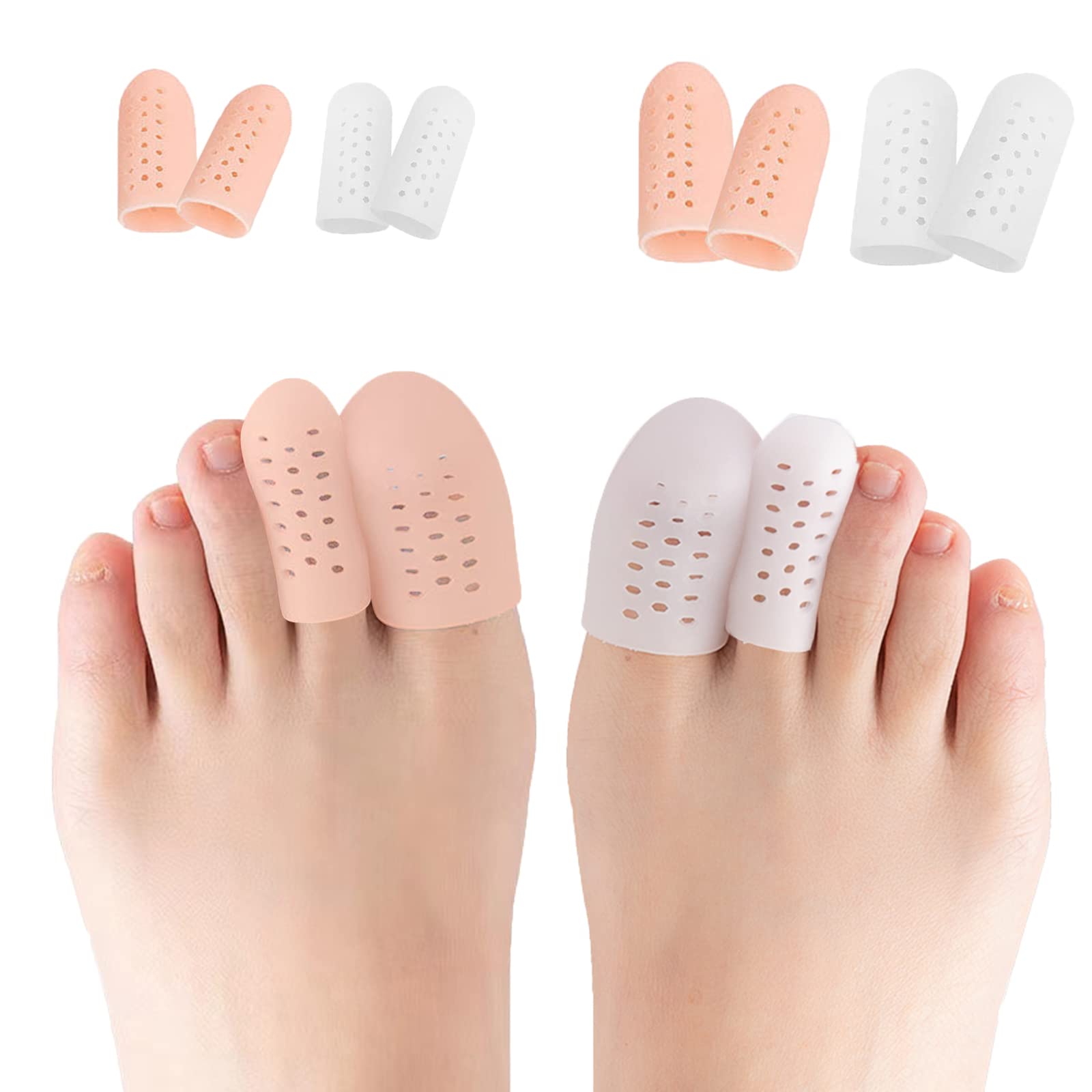 【送料無料】RICISUNG 足指 8個 足爪 足指保護キャップ つま先 指サポーター シリコン 足指サポーター ..