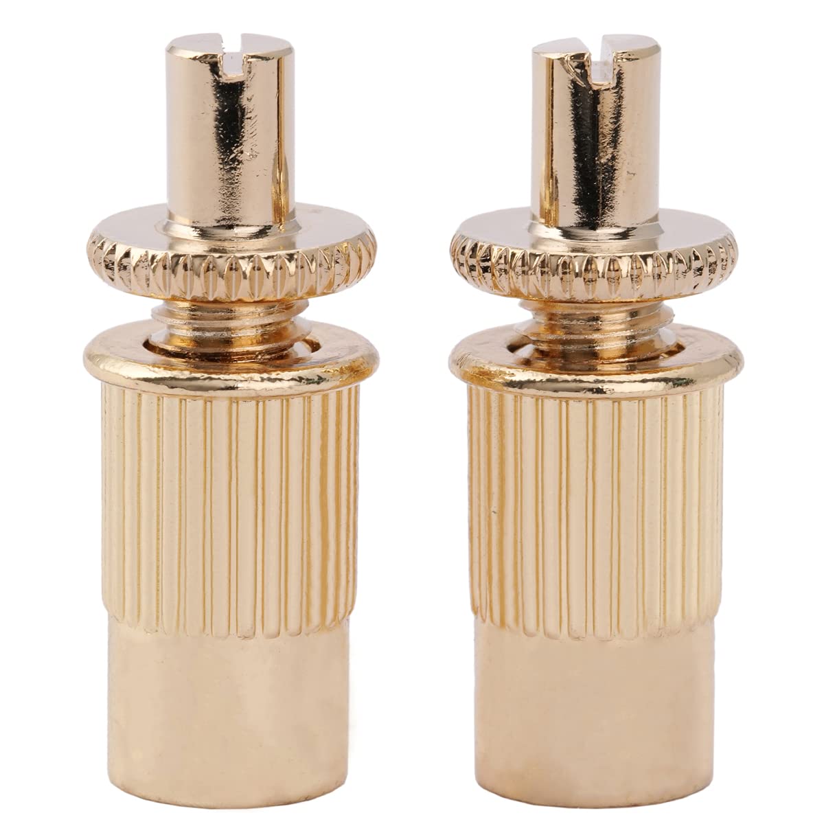 【送料無料】Musiclily Pro M8 ミリサイズ スタッドとアンカー Nashville Tune-O-Maticブリッジ 輸入レスポールスタイルのエレキギター用、ゴールド(2個セット)