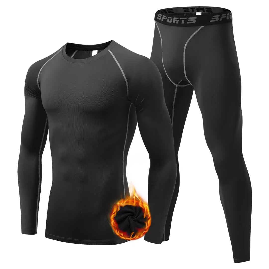 【送料無料】[Sillictor] コンプレッションウェア 上下セット メンズ あったかインナー セットアップ ..