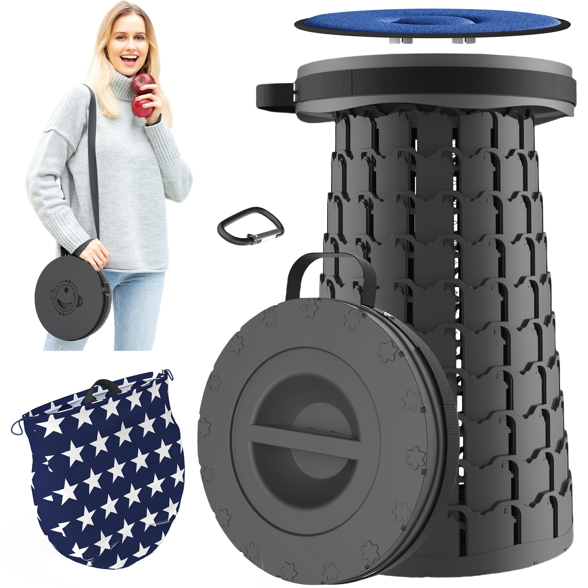 【送料無料】LOCYOP 折りたたみ椅子 折り畳みいす クッション 付き 耐荷重200kg 45cm ...