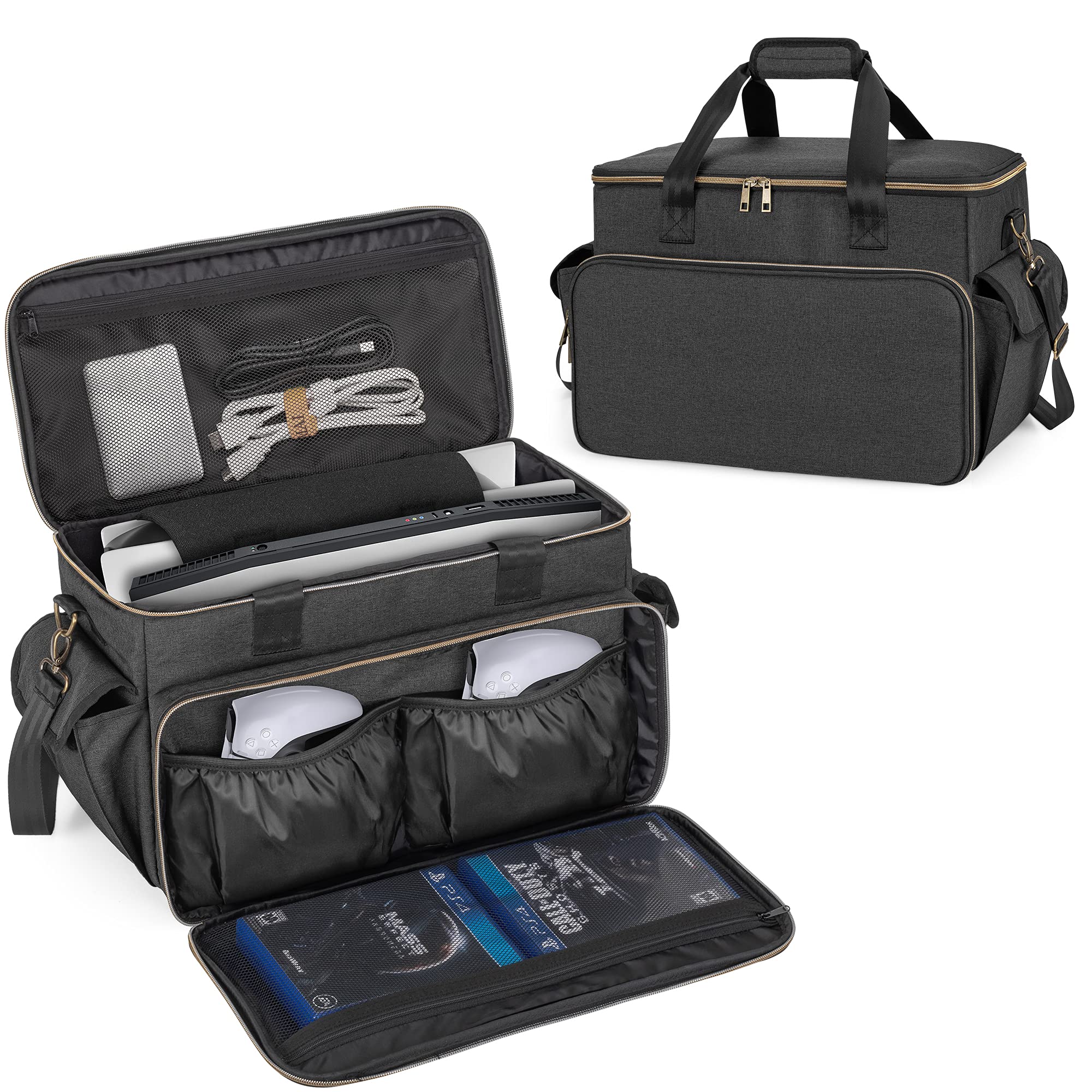 【送料無料】Trunab PS5 収納バッグ ps5ケース PS5/PS4/PS4 Pro/PS4 Slim/Xbox One/Xbox One X/Xbox ...