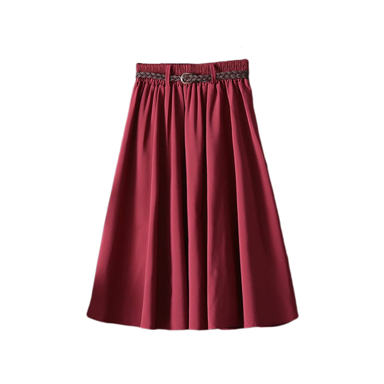 【送料無料】[Blostirno] ロングスカート レディース マキシ丈 フレア aライン ウエストゴム(JLS0402-Y..