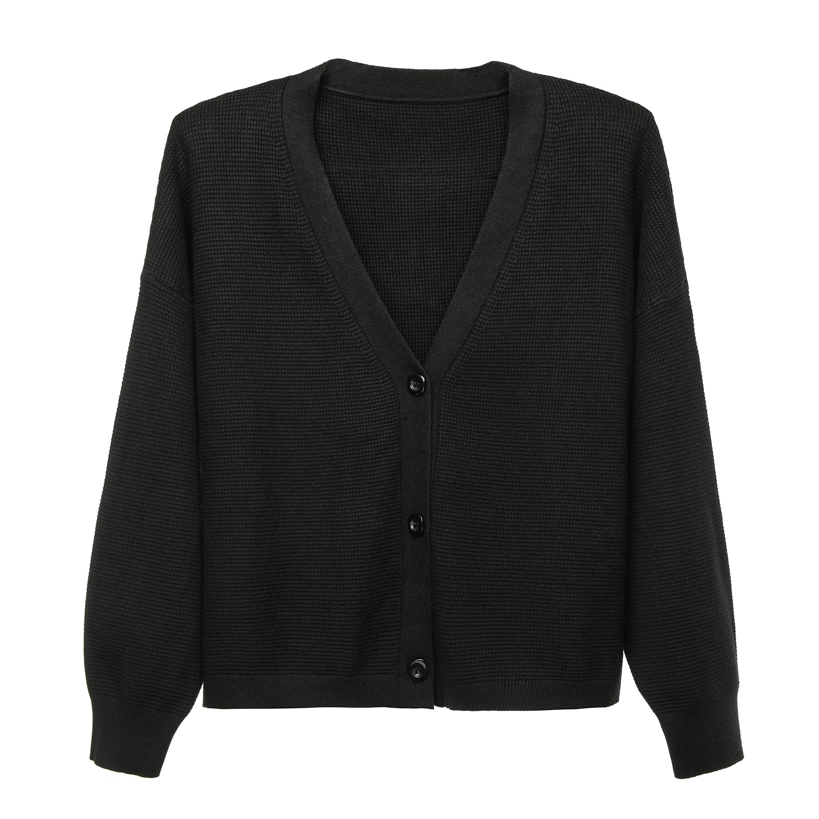 【送料無料】[Blostirno] カーディガン レディース ゆったり ドルマンスリーブ ニットセーター Vネック..