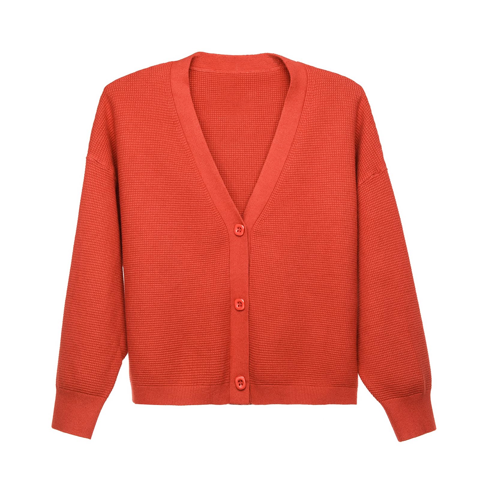 【送料無料】[Blostirno] カーディガン レディース ゆったり ドルマンスリーブ ニットセーター Vネック..