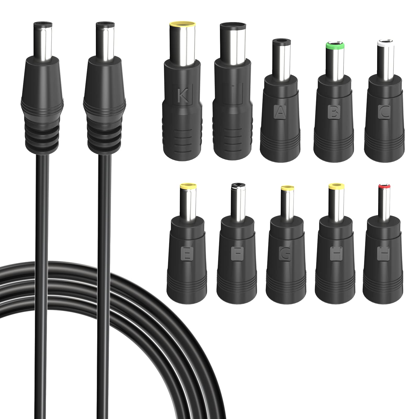 【送料無料】Cleqee 10種DCプラグ付き ソーラーチャージャー DCケーブル 5m 延長コード ...