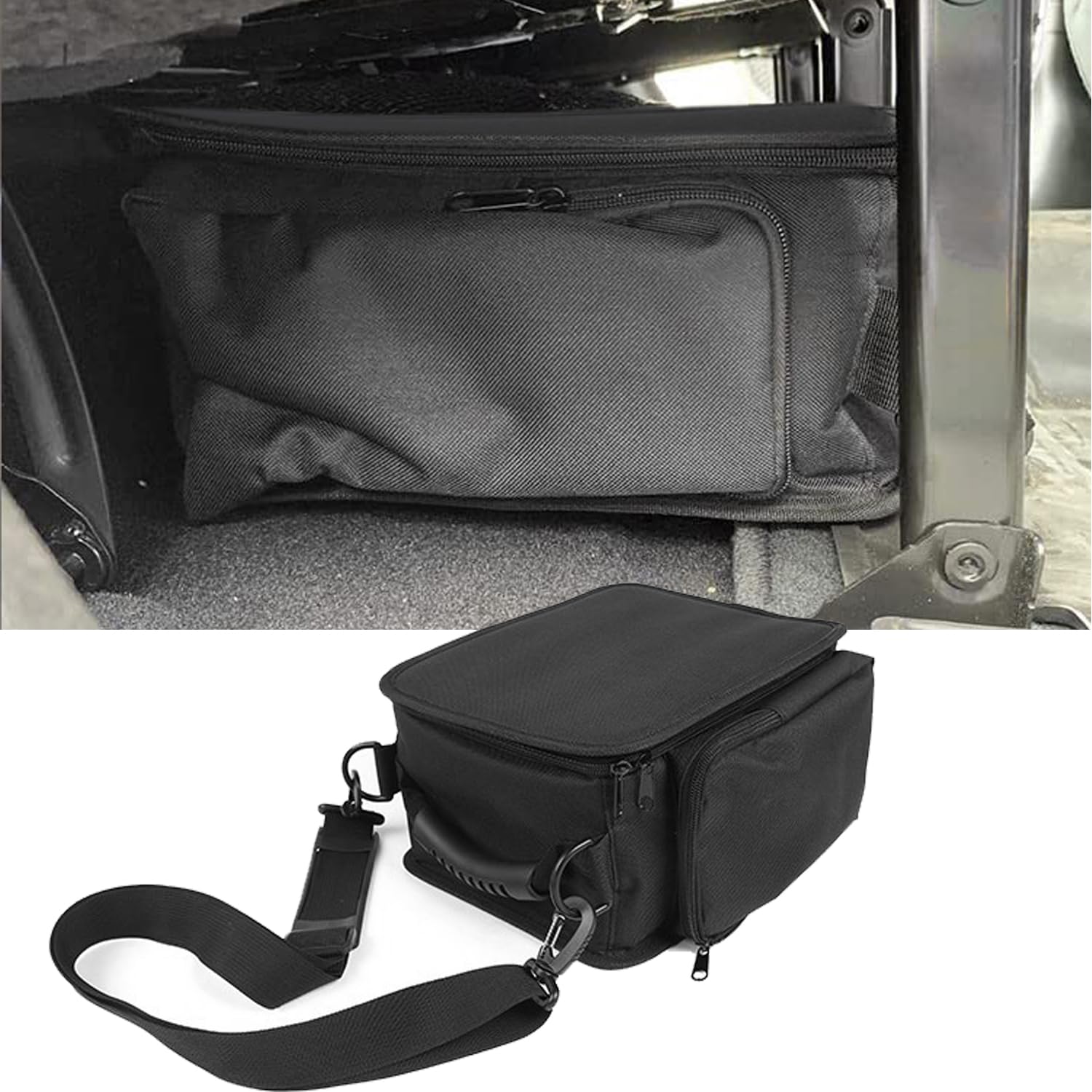 【送料無料】YOCTM 車用収納ボックス ジープ ラングラー TJ JK JL 2007-2024 工具収納ケース 収納バッグ 後席 座席下 小物入れ カスタム パーツ アクセサリー