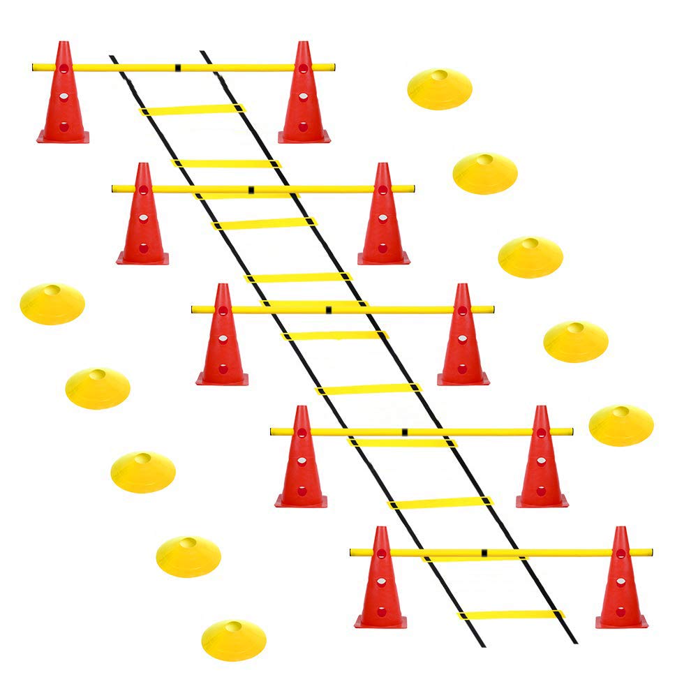 【送料無料】Voodans ハードル ラダー 三角コーン マーカーパッド マーカーコーン 竿付き スピード練習..