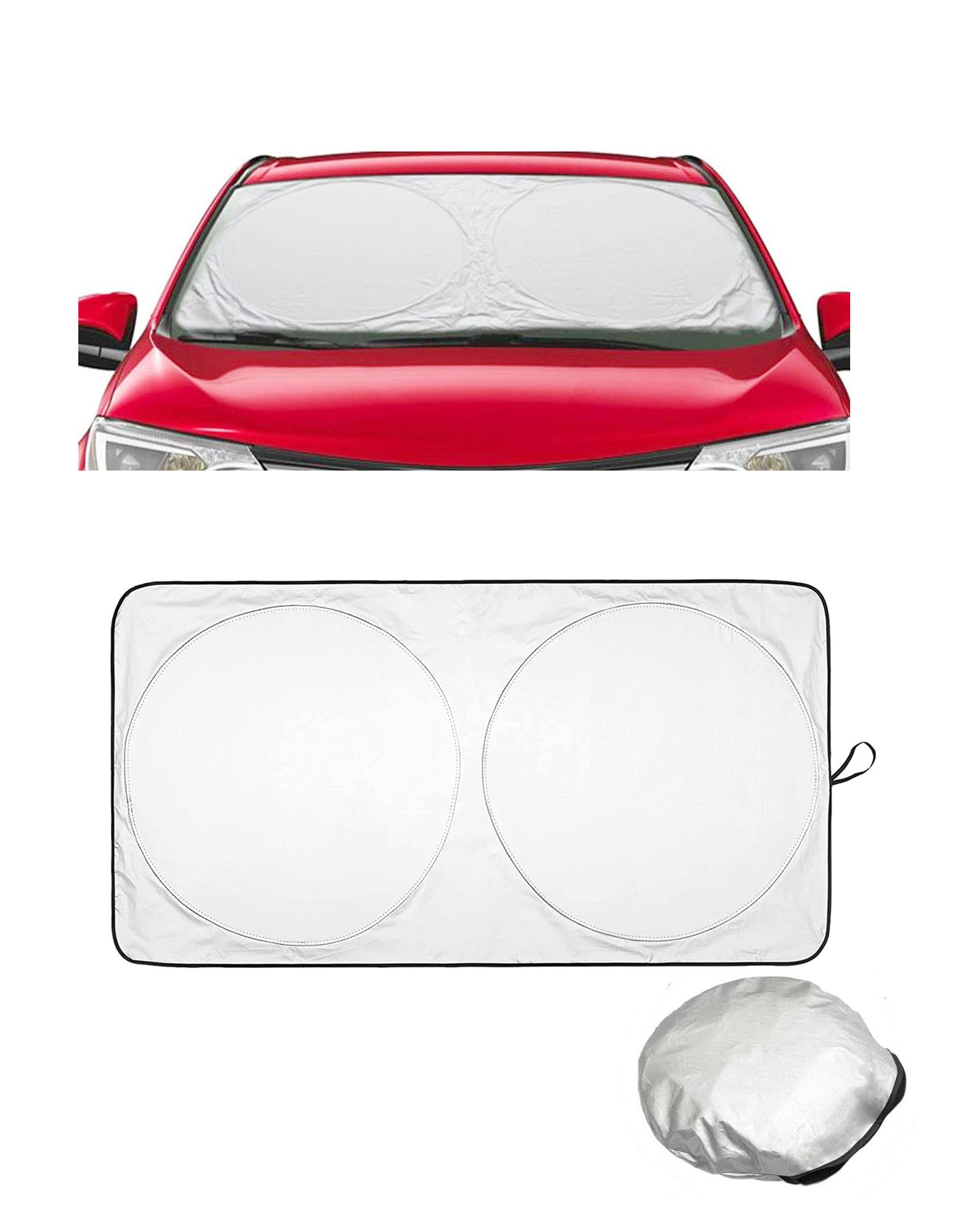 【送料無料】YYANBB フロントサンシェード XV GT系/レヴォーグ VN5系/インプレッサスポーツ GT2/GT6/インプレッサスポーツ GT2/GT6 に対応 折りたたみ式 フロントガラス用 日よけ カバー 日焼け防止 UVカット 遮光 断熱