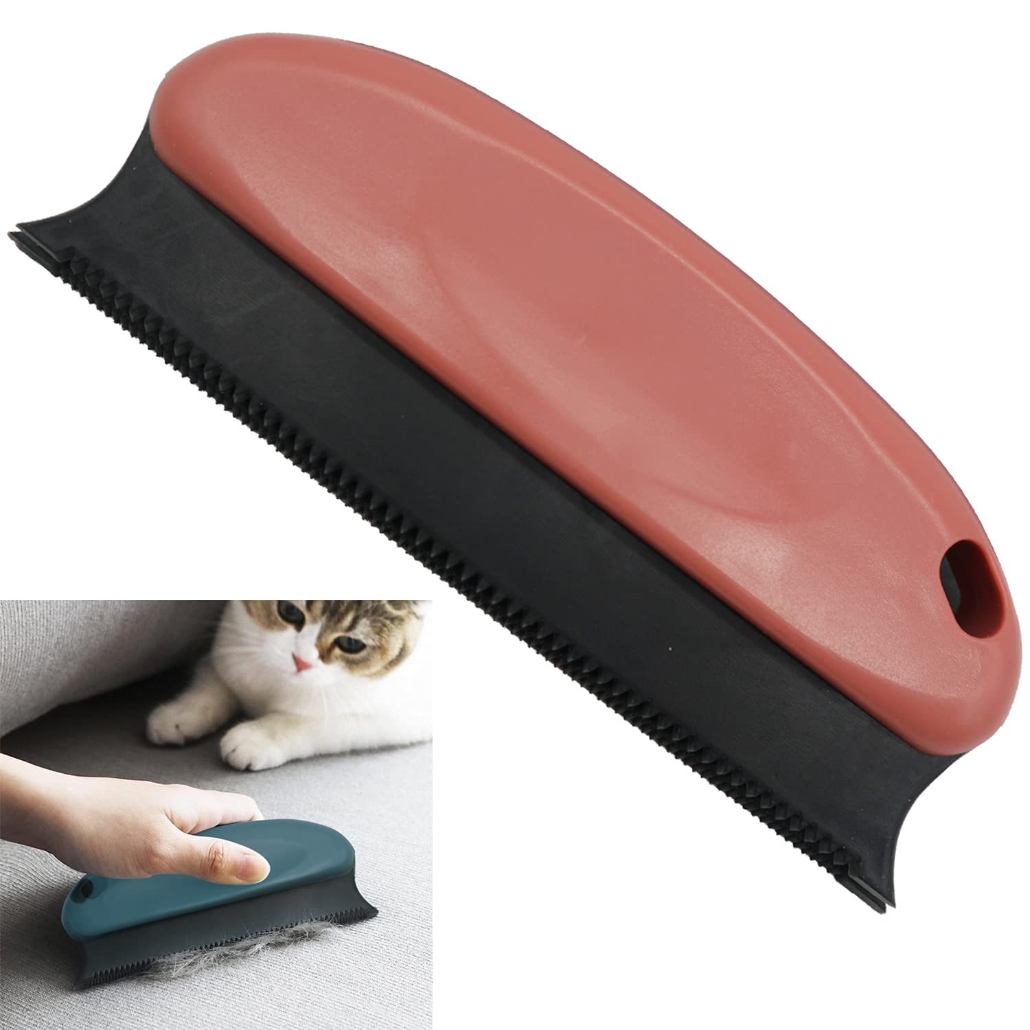 【送料無料】RICISUNG 抜け毛取りブラシ 猫 犬 ペット毛 掃除ブラシ ペットコーム 布団 カ ...