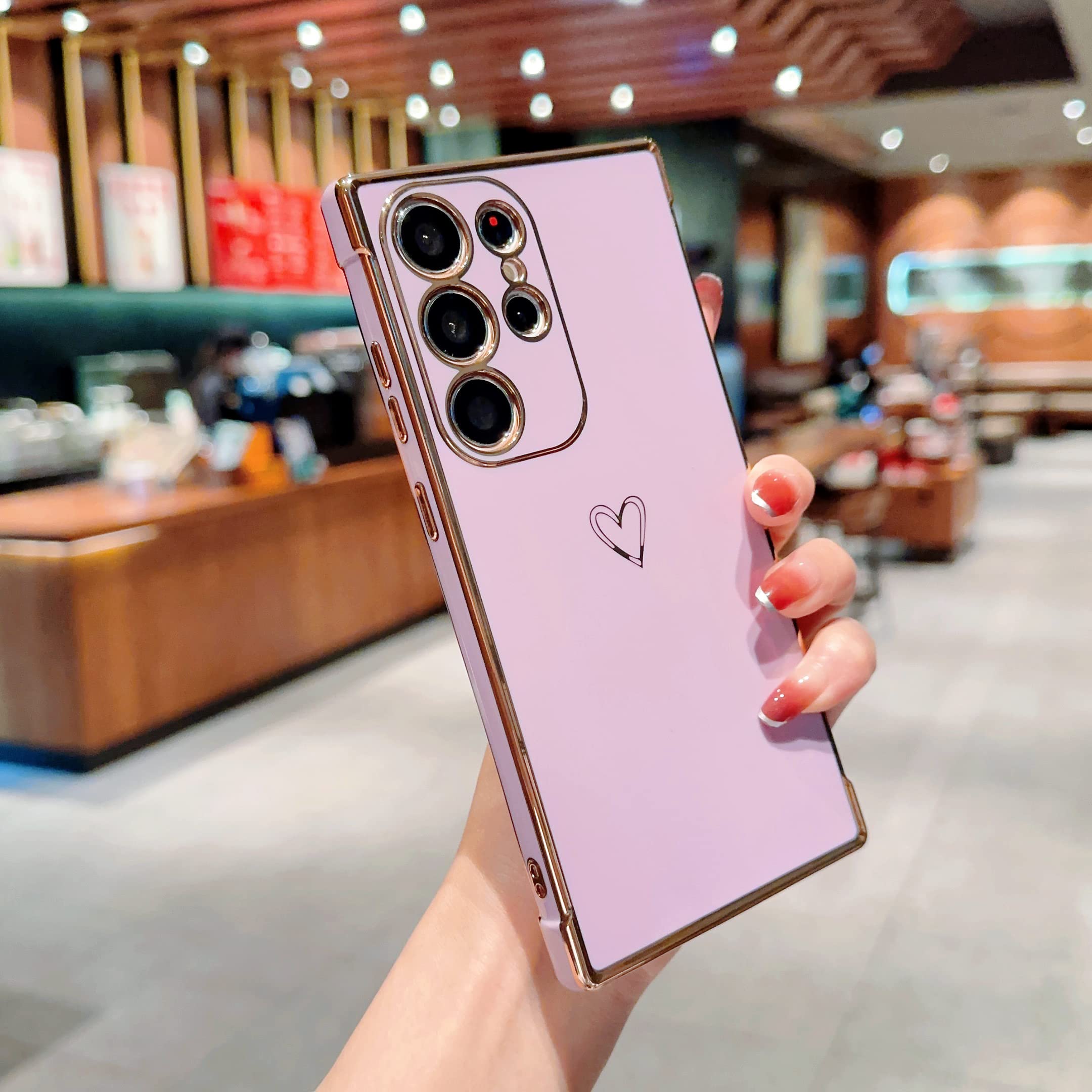 ������̵����QLTYPRI Galaxy S24 Ultra ������ SC-52E/ SCG26 TPU ���С� �ϡ������� ������� �ڹ� �İ��� ���� �͵�...