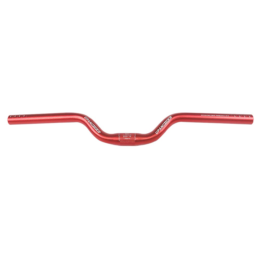 【送料無料】UPANBIKE マウンテンバイク 固定ギアバイクハンドル 25.4mm 52cm バイクライザーバー 上が..