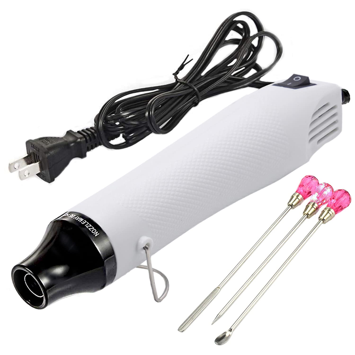 【送料無料】KIMLONTON エンボスヒーター UVレジン用ツール 小型ヒートガン 熱風機 300W 急速加温 200..