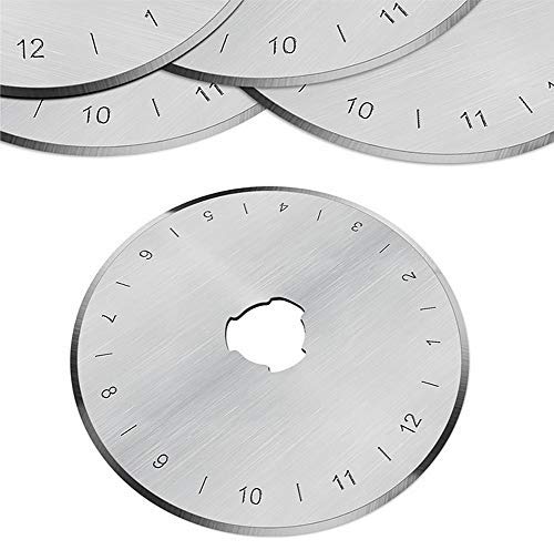 【送料無料】Wolfride 10枚セット 45mmロータリーカッター替刃 円形刃 マルカッター円形ブレード 目盛..