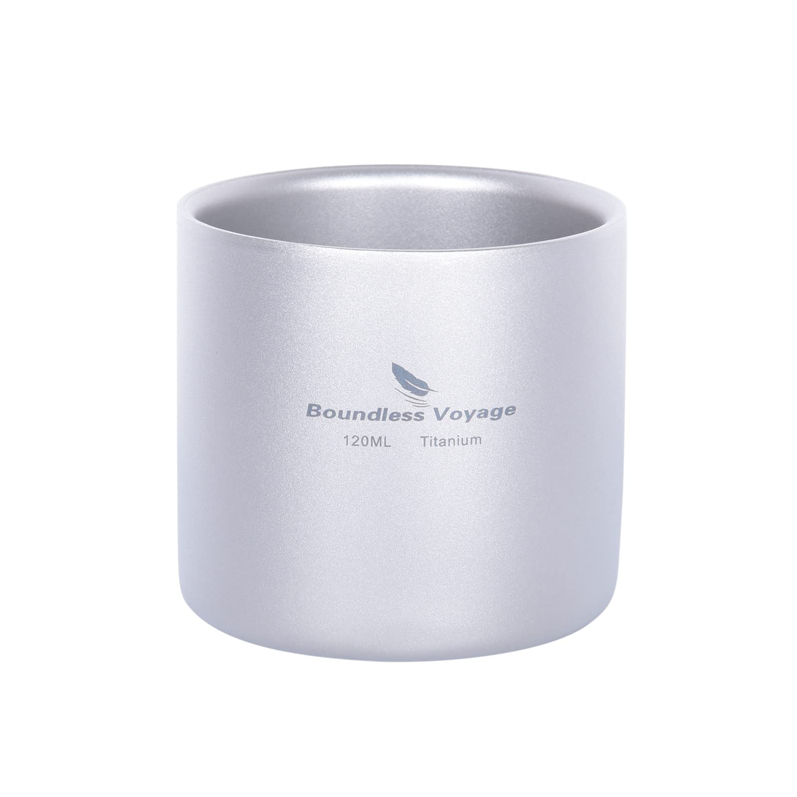 【送料無料】Boundless Voyage チタンマグカップ 二重構造 アウトドア用マグカップ ダブルウォール 保..