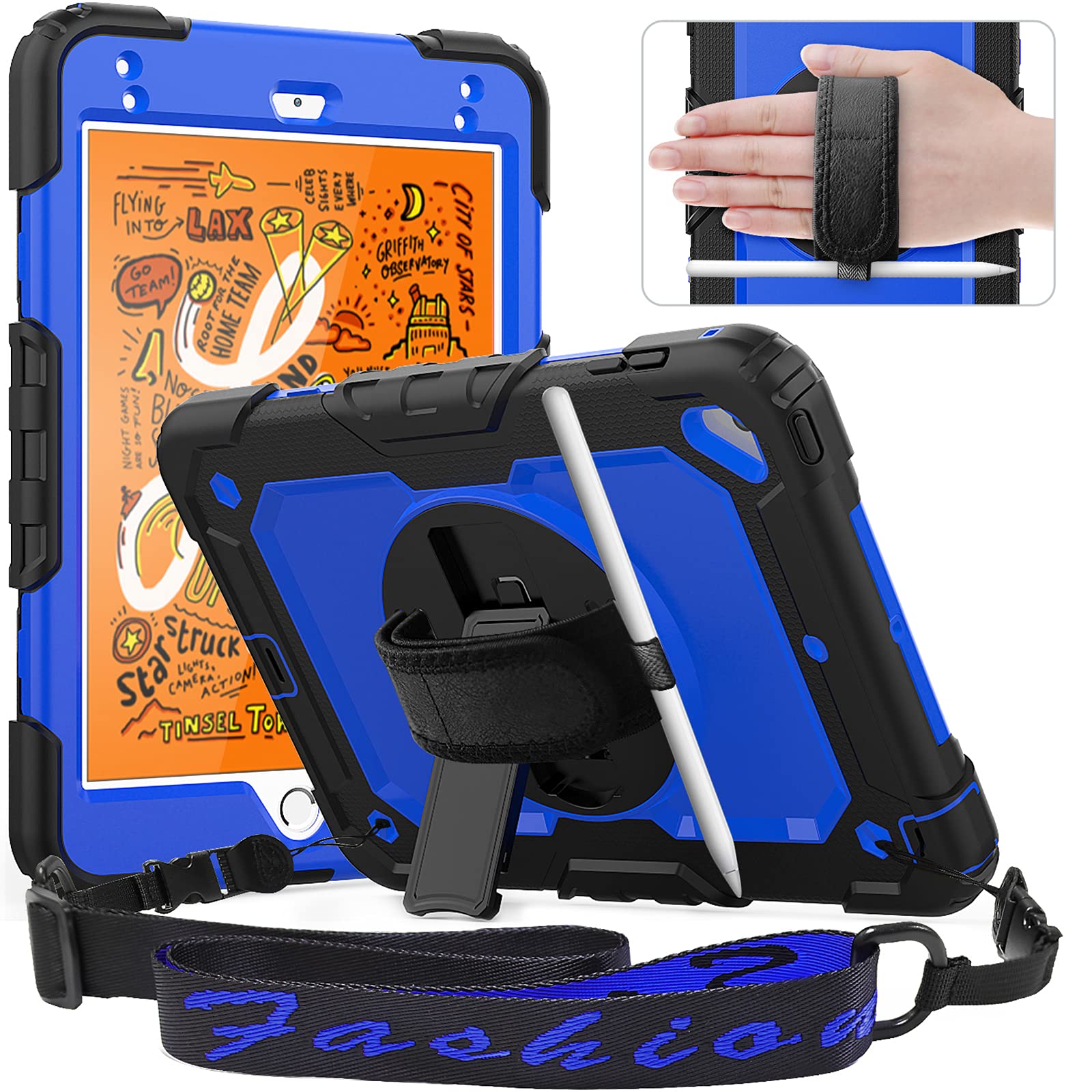 【送料無料】Timecity iPad Mini5 ケース/iPad Mini4 ケース (7.9インチ) 2015/ 2019 モデル 1メートル..