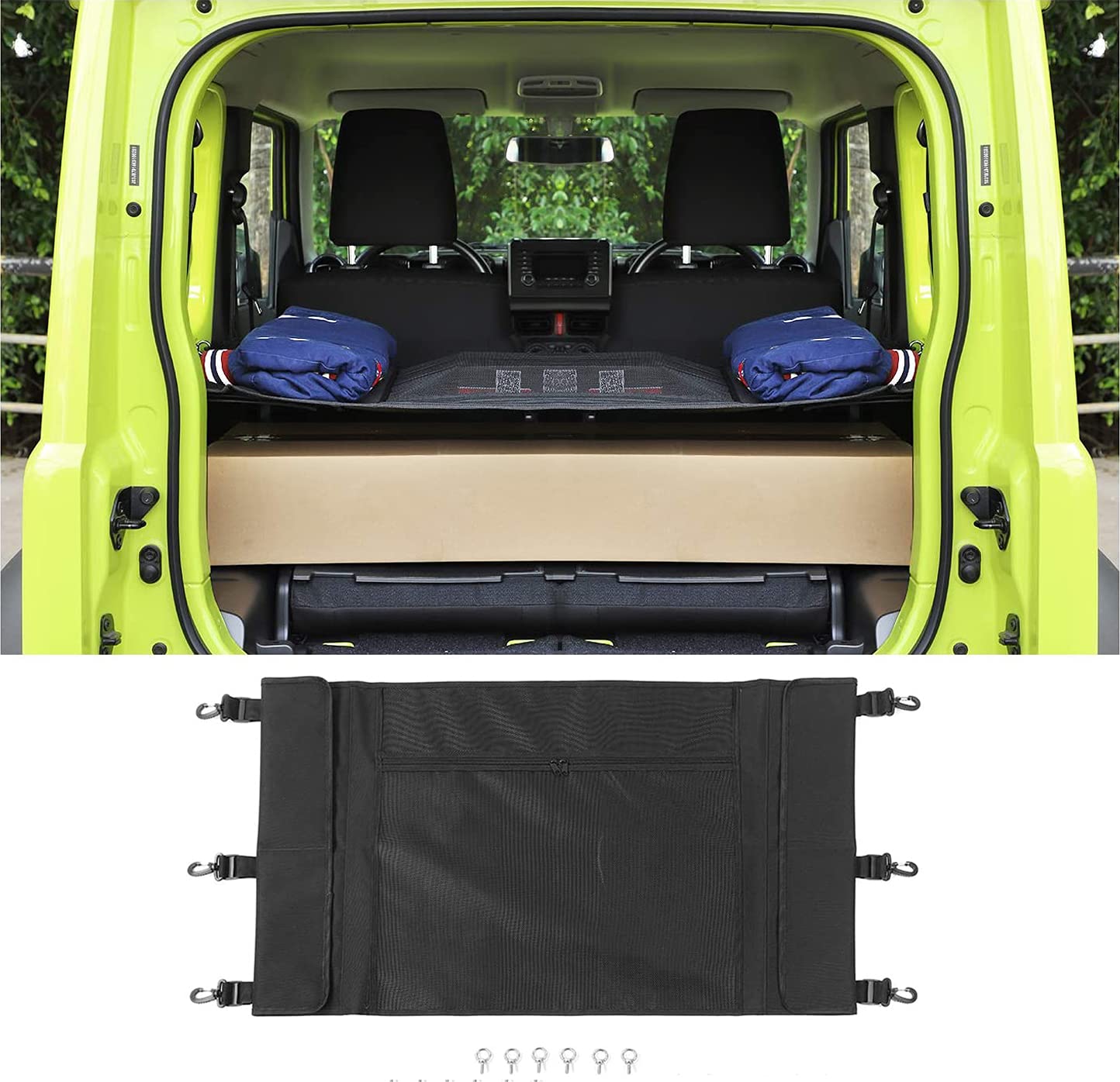 【送料無料】ANTC 車用トランクカーテン 鈴木 ジムニー JB64 JB74 2019+専用 テールボックス貨物隔離ネット Jimny内装 カーアクセサリー