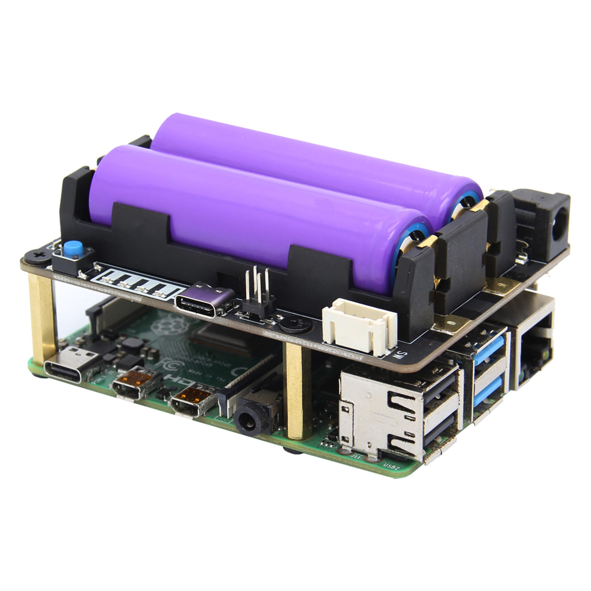 【送料無料】Geekworm Raspberry Pi UPS 電源管理、X728 V2.5 無停電 ...