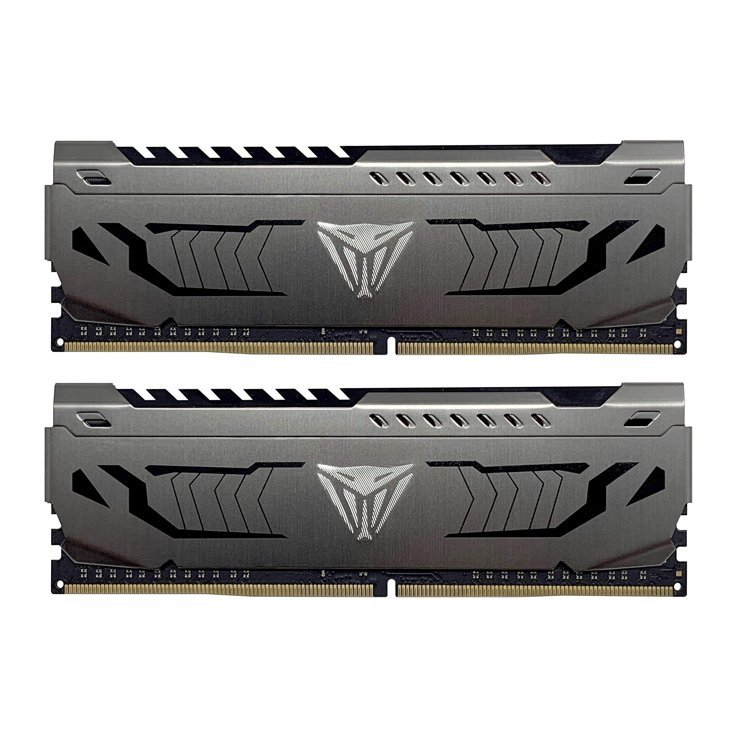 楽天COCO 生活便利グッズ【送料無料】Patriot Viper Steel DDR4 3200MHz PC4-25600 64GB （32GB x 2枚） アルミニウム製ヒートシンク デスクトップ用メモリ PVS464G320C6K