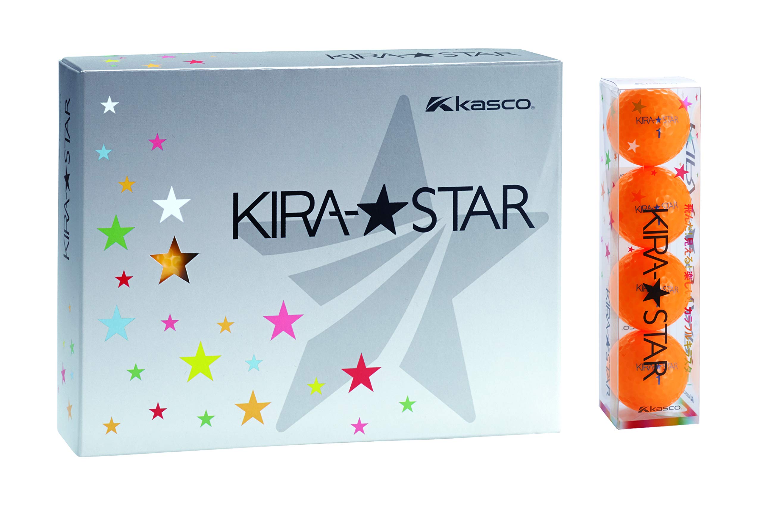 【送料無料】キャスコ(Kasco) ゴルフボール KIRA STAR2 キラスター2N
