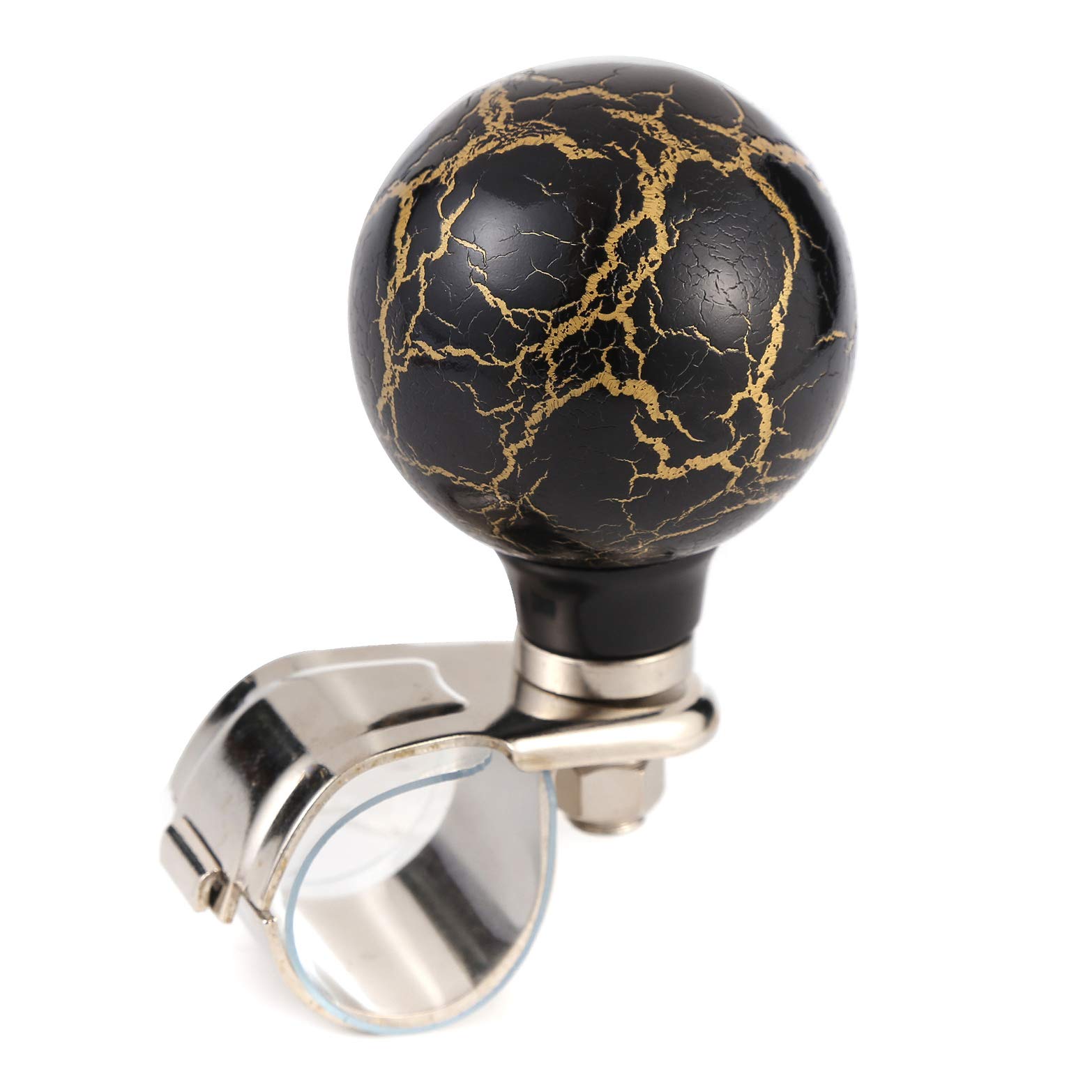 【送料無料】Arenbel ステアリングブースター ハンドル回転補助装置 ボール状 樹脂 クラックル ...