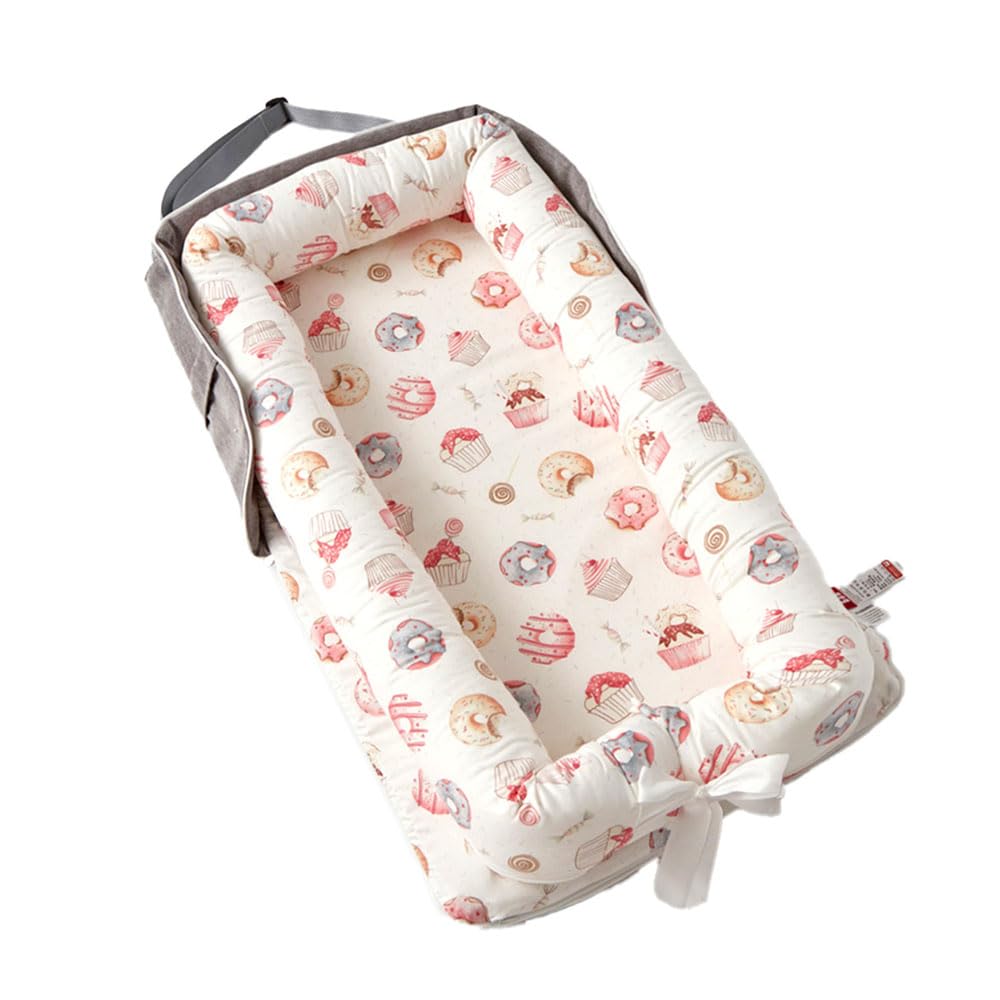 【送料無料】Luddy ベビーベッド 新生児 枕付き ベッドインベッド 折りたたみ式 携帯型ベビーベッド 添..