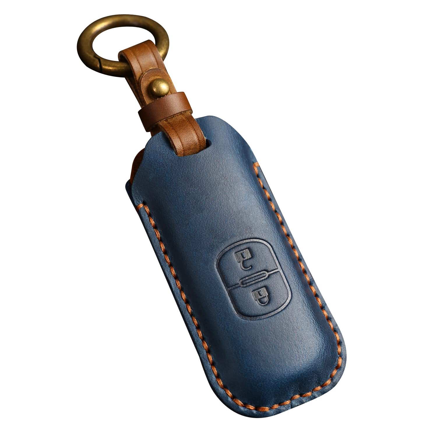 【送料無料】[YANMW] 適合マツダ キーケース スマートキーケースキーホルダー革キーカバーフマツダCX5 ..