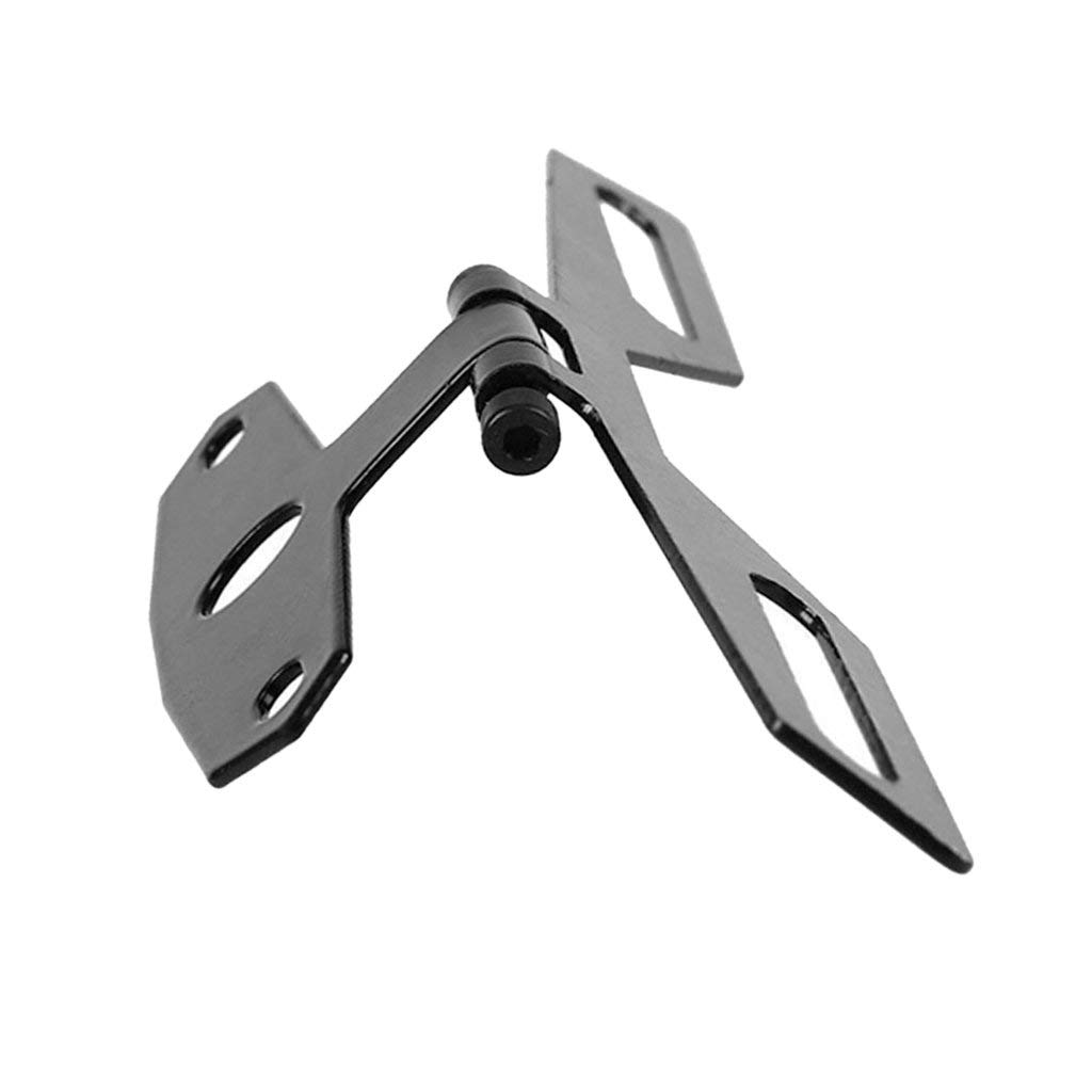 【送料無料】Karun 普遍的なオートバイのテールランプブレーキライト折るナンバープレートブラケット