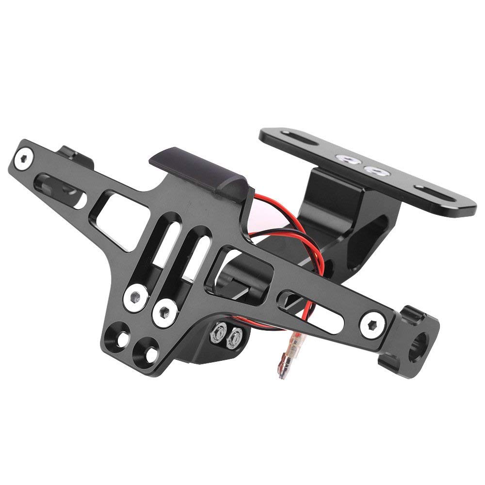 【送料無料】Karun ユニバーサルオートバイCNCナンバープレートホルダーブラケットfor デュー ...