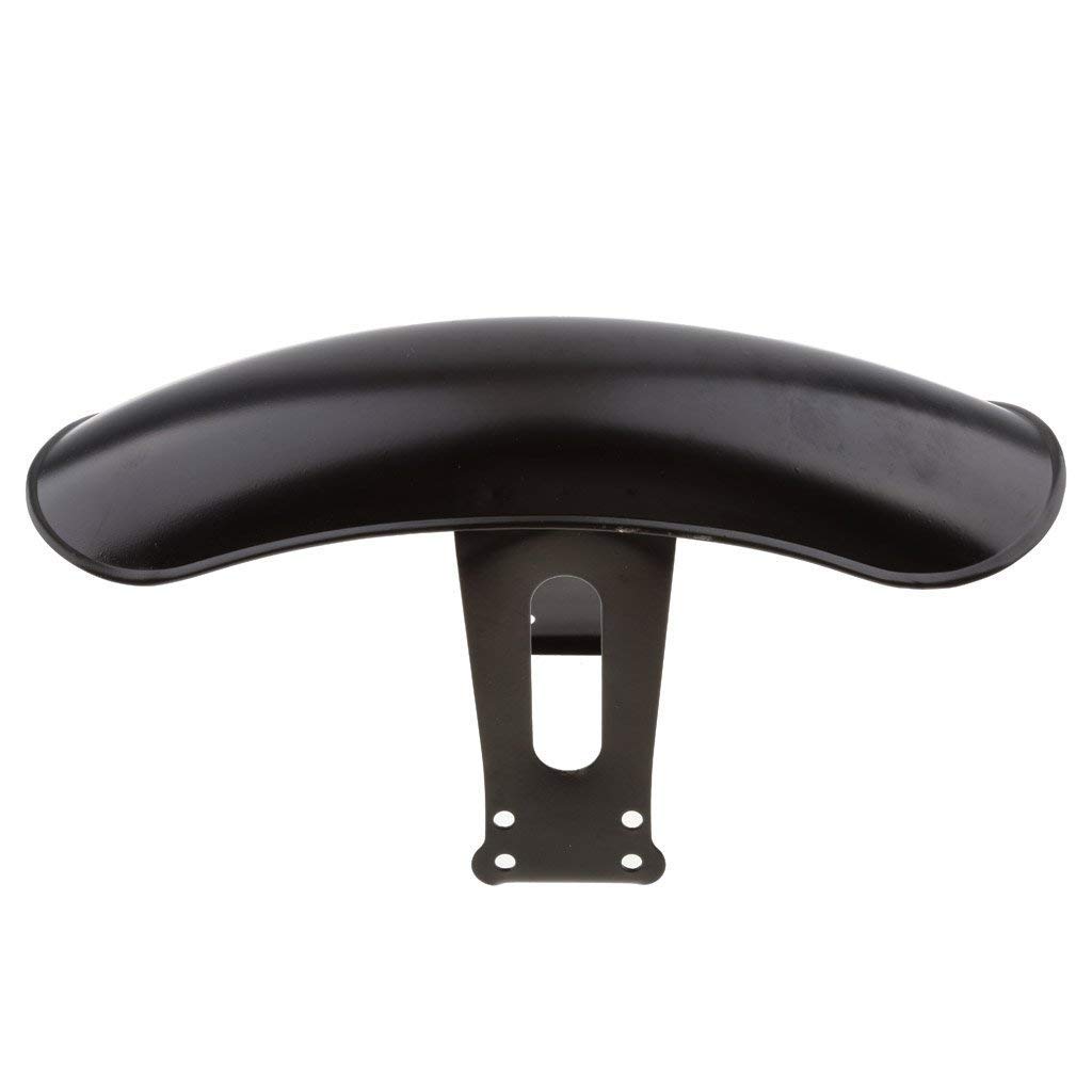 【送料無料】Karun for ホンダCG125 ステンレス鋼の前部フェンダー/マッドガード/マッドガード (ブラッ..