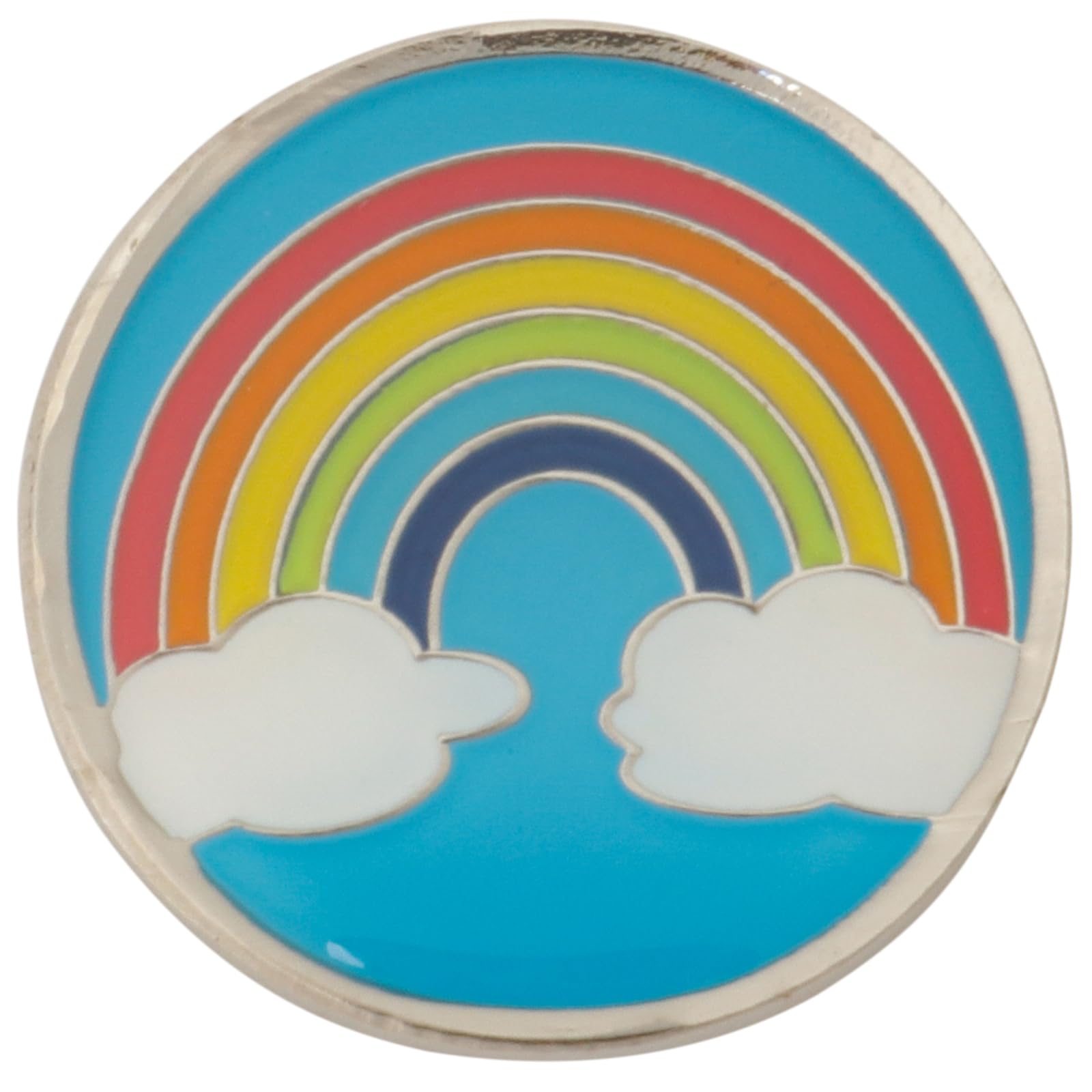 【送料無料】Tabata(タバタ) ゴルフマーカー マグネット グリーンマーカー かわいいデザイン グラウンドゴルフ 磁石 芝に目立つ色 ゴルフ用品 コンペ景品 プレゼント 虹 レインボー ゆるかわ 台座別売り GV0883 O