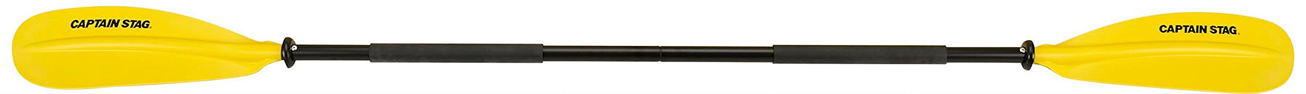 【送料無料】キャプテンスタッグ(CAPTAIN STAG) パドル カヌー カヤック カヤックボーイ カヤックパドル 2ピース 長さ220cm アルミ製 イエロー US-2321
