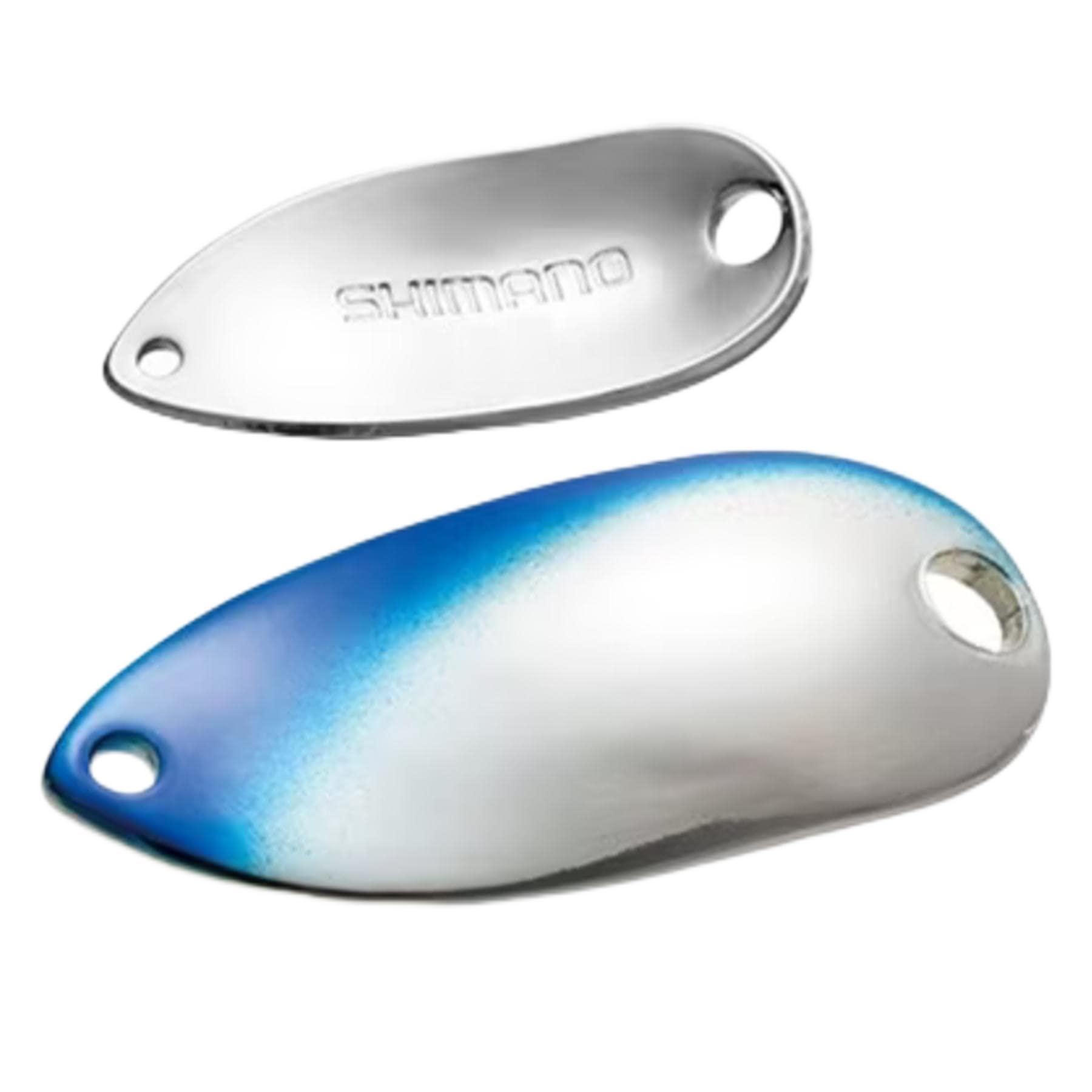 【送料無料】シマノ(SHIMANO) スプーン カーディフ ロールスイマー プレミアムメッキ 0.9g TR-M09R 76T ブルーシルバー