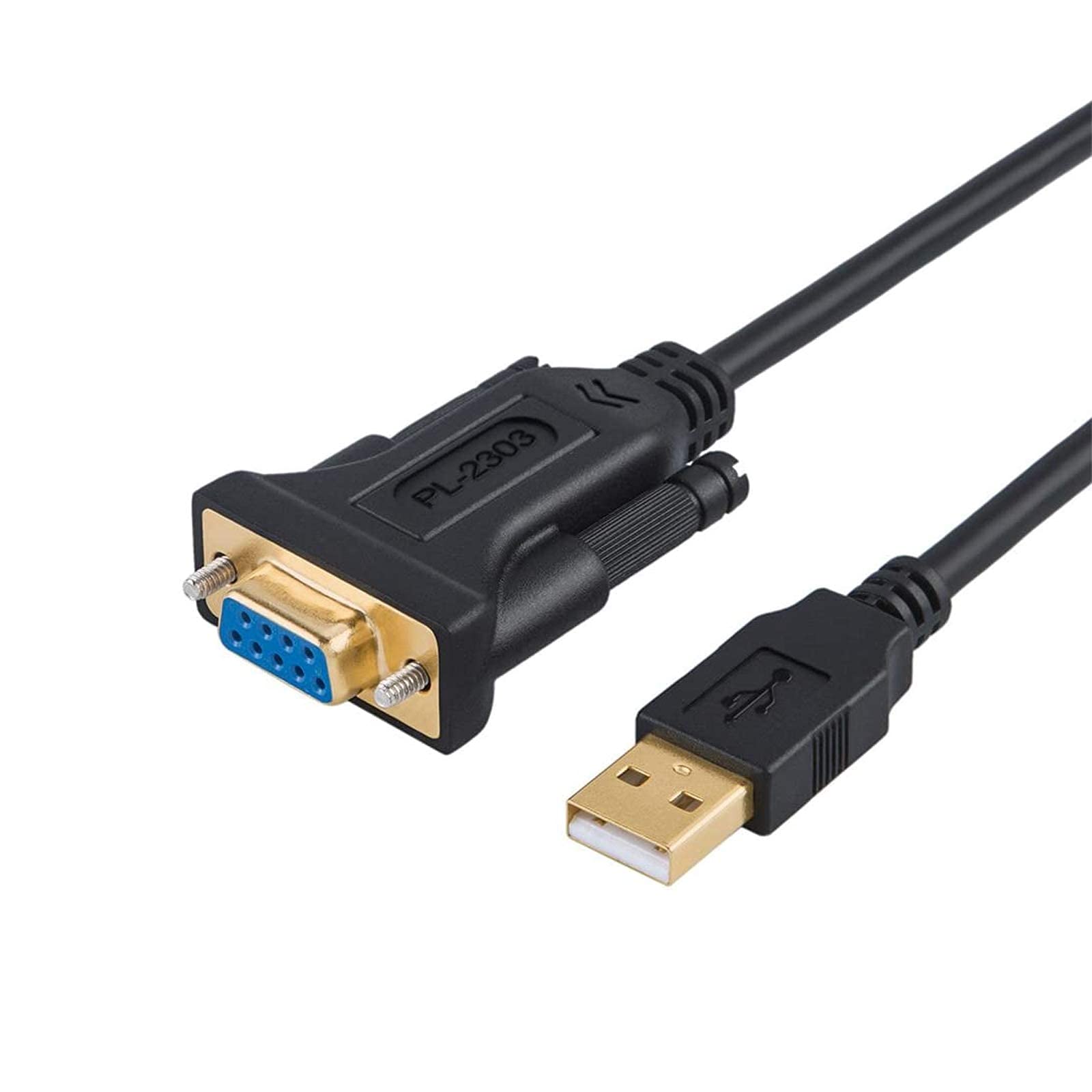 ������̵����RS232c USB �Ѵ������֥�, CableCreation USB to RS232 �����ץ���PL2303���åץ��å���¢��USB 2.0��...