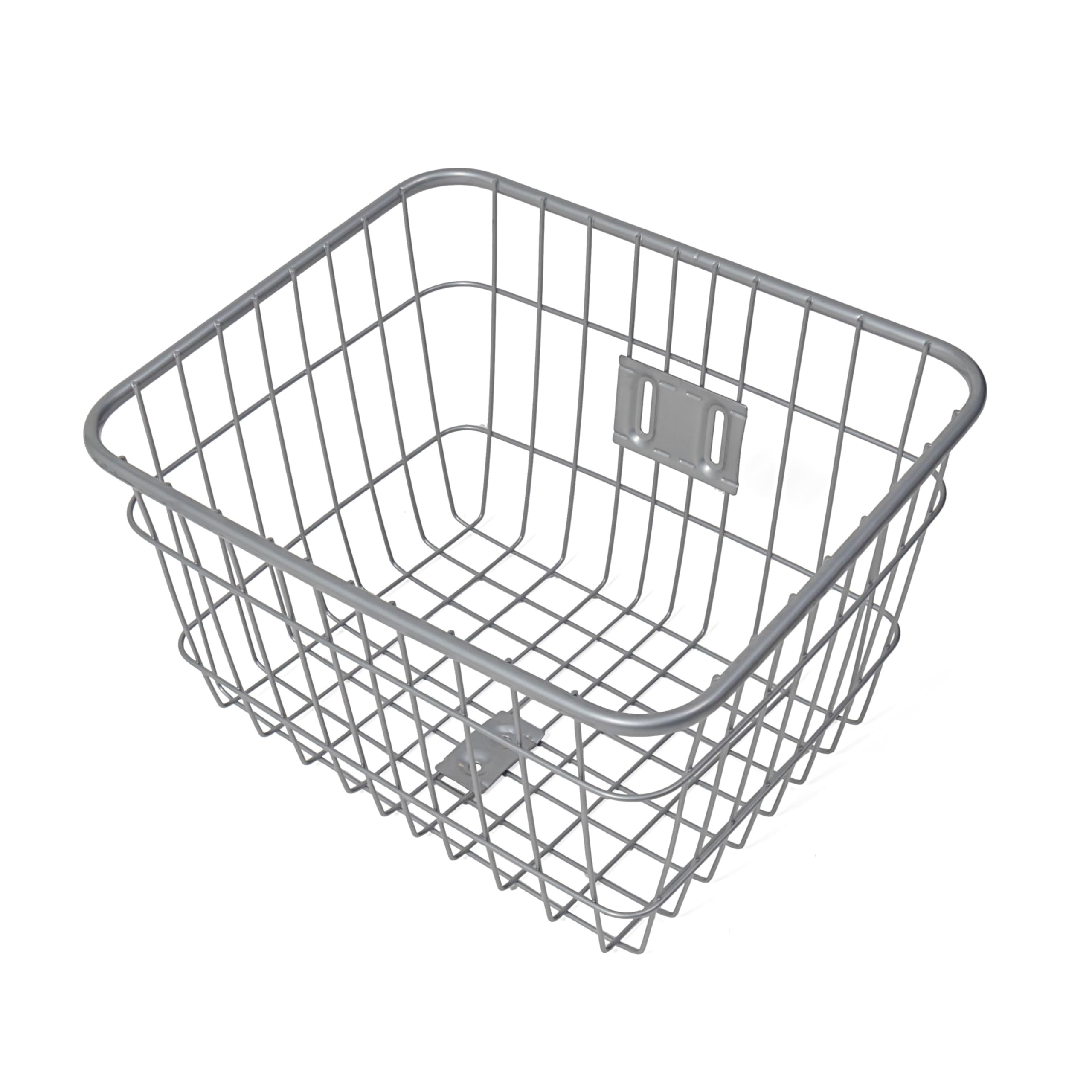 【送料無料】MARUHACHI(マルハチ) 上部パイプ角型バスケット FH-12K シルバー