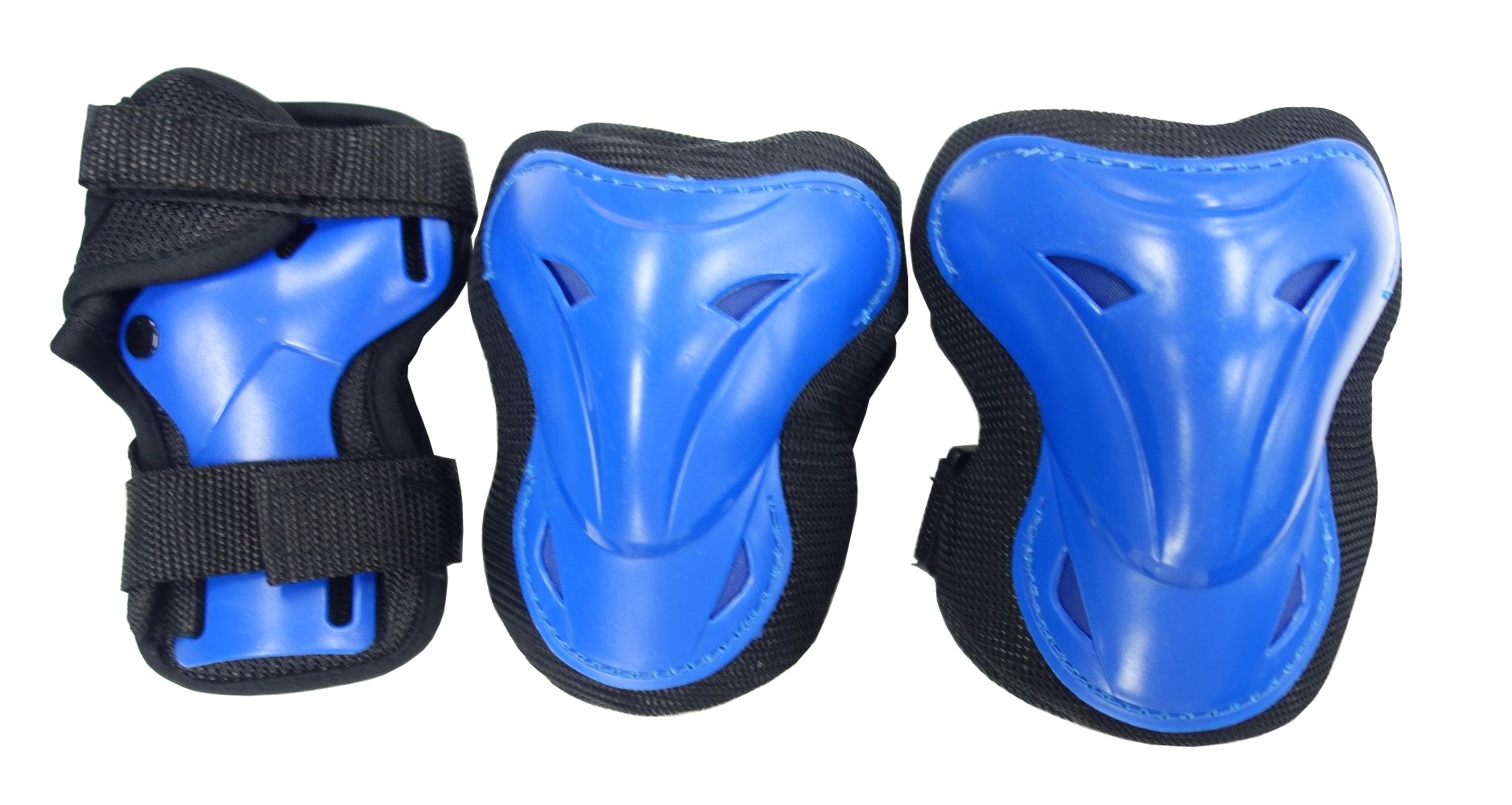 【送料無料】キャプテンスタッグ(CAPTAIN STAG) キッズプロテクター 幼児向け/3点セット ブルー/ブラック