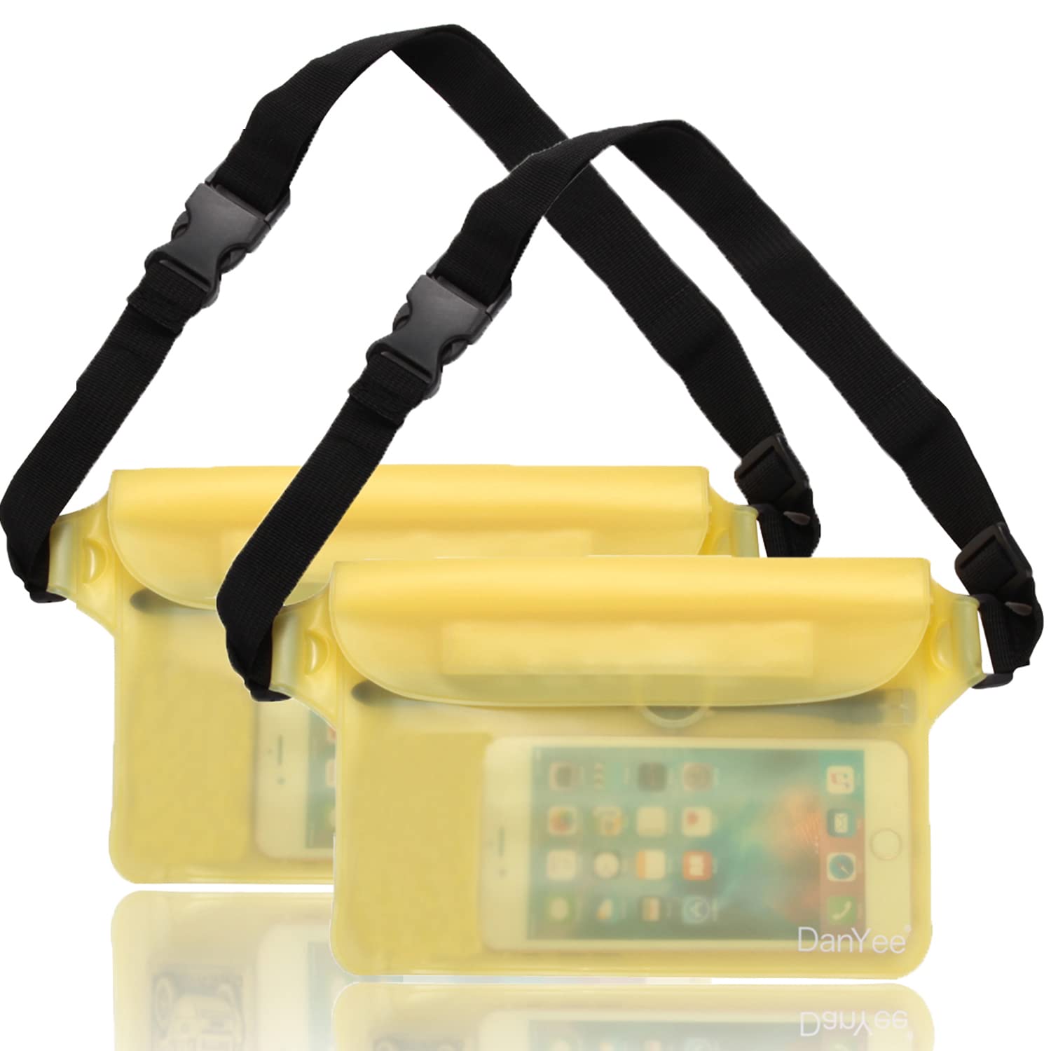 【送料無料】DanYee 防水ポーチ 完全防水ケース 【2個セット】 IPX8取得済み 3重チャック ...