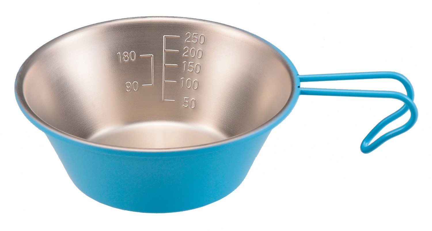 【送料無料】キャプテンスタッグ(CAPTAIN STAG) ステンレスシェラカップ320ml ブルー UH-12