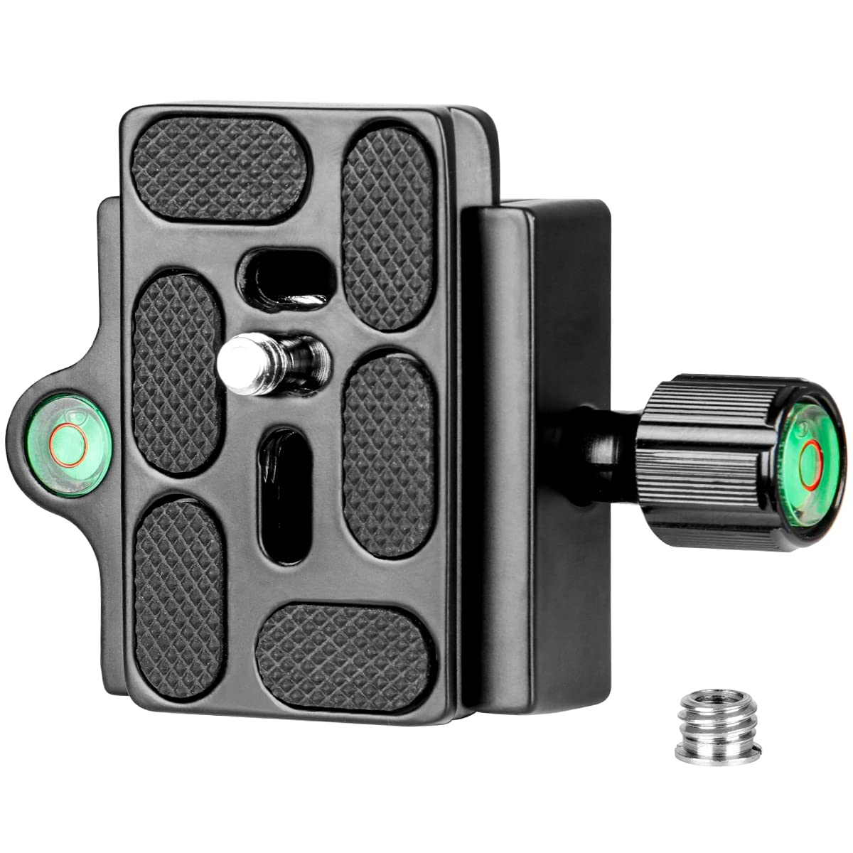 【送料無料】Koolehaodaクイックリリースプレートアダプタクランプ、付き1 / 4-3 / 8 "ネジと水準器、..