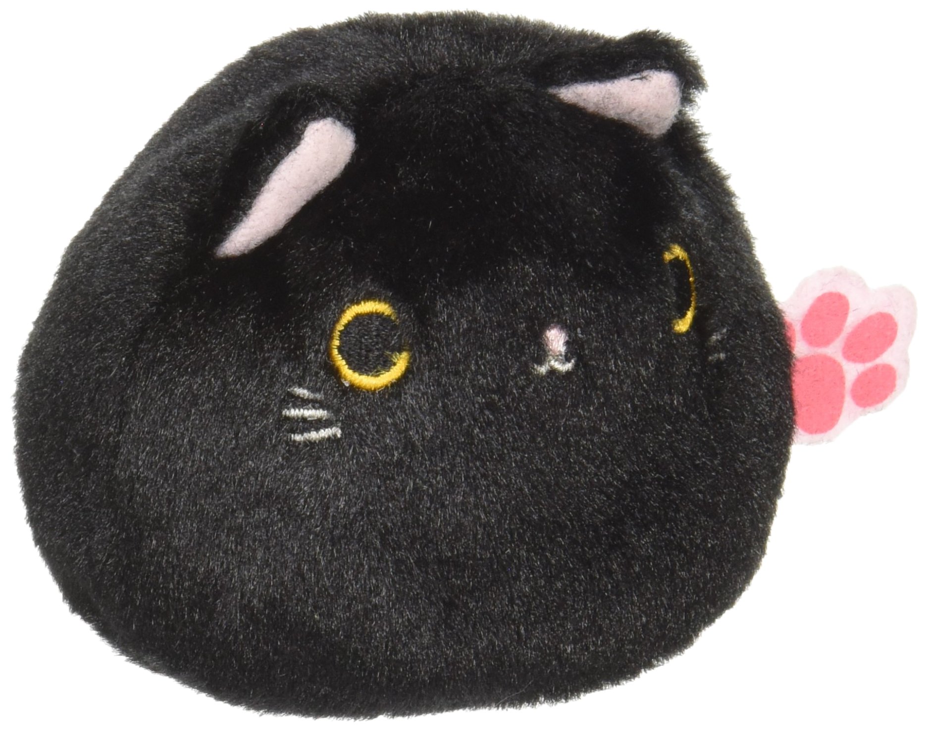 【送料無料】三英貿易 オリジナル ぬいぐるみ ねこだんご くろ W7.5×D6×H7cm アニマル