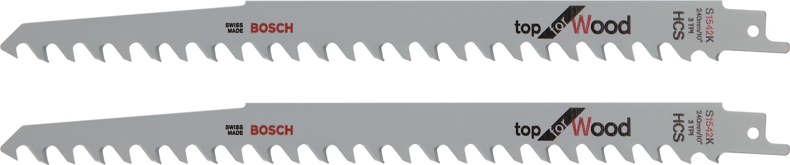【送料無料】BOSCH(ボッシュ) 木材用セーバーソーブレード2本組 S1542K/2G