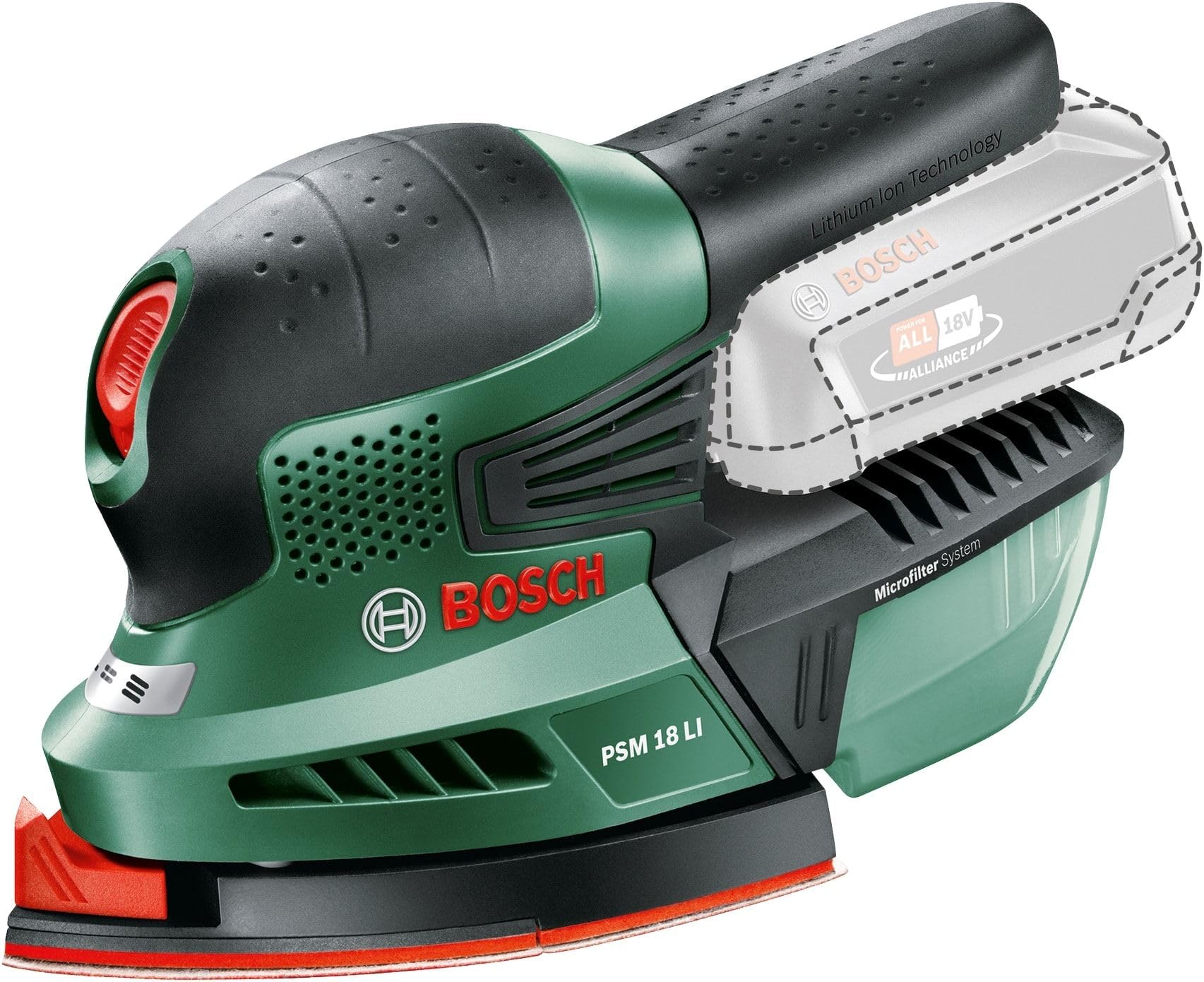 【送料無料】ボッシュ(BOSCH) 18V コードレス吸じんマルチサンダー (本体のみ、バッテリー・ ...