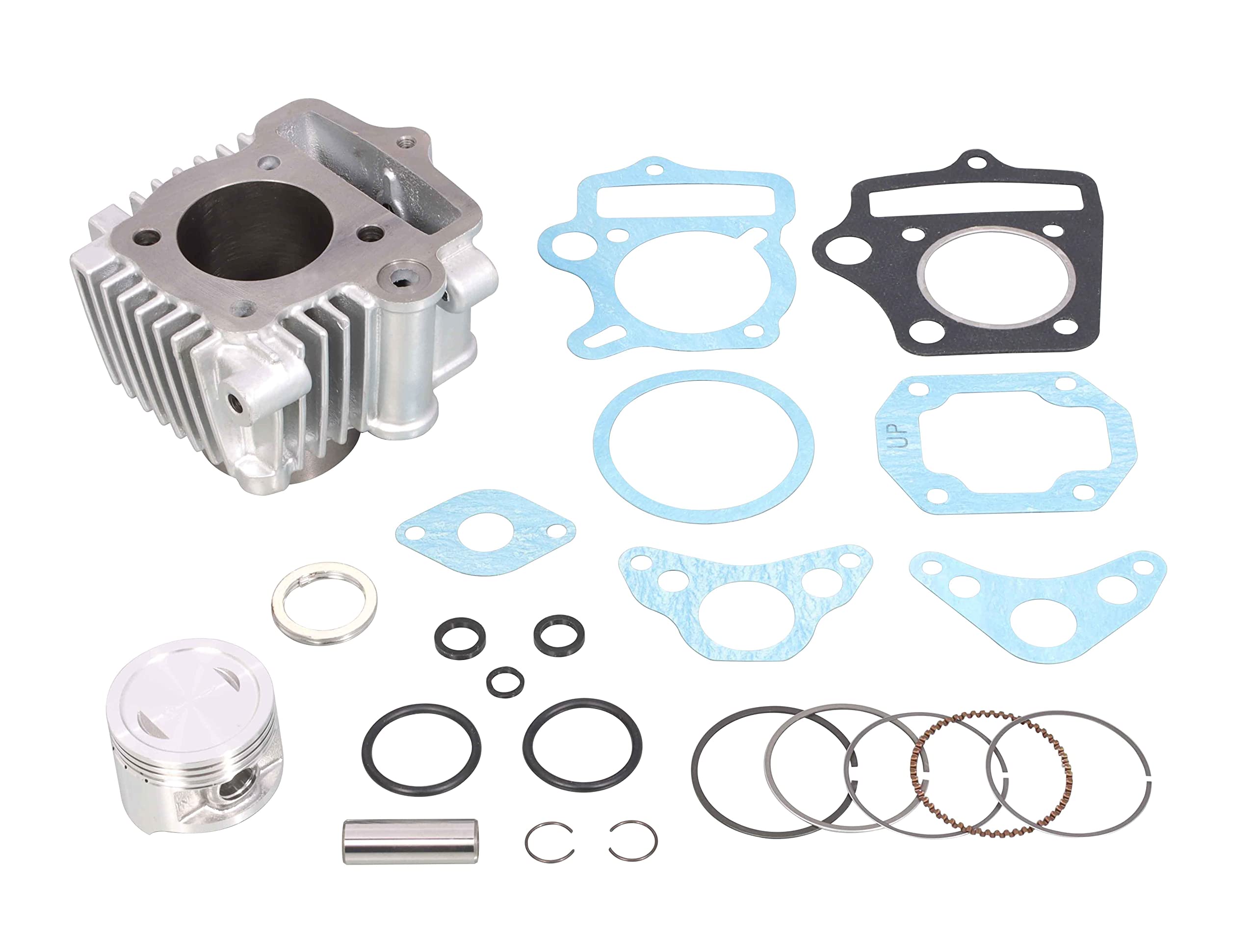 【送料無料】キタコ(KITACO) LIGHT ボアアップキット 75cc シルバーシリンダー モンキー(MONKEY)等 212-1123481