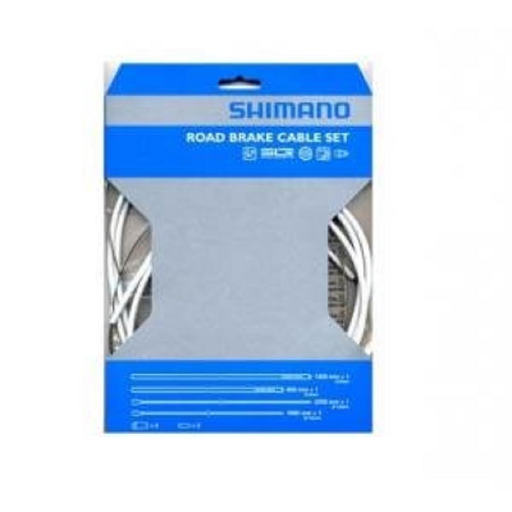 【送料無料】シマノ(SHIMANO) PTFE ロード用ブレーキケーブルセット ホワイト Y80098012