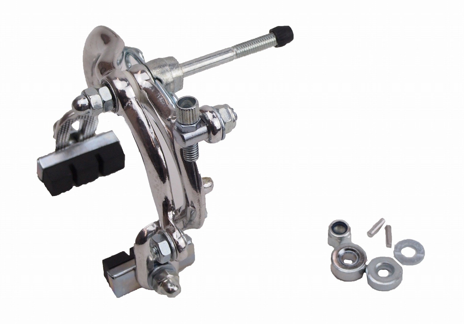 【送料無料】キャプテンスタッグ(CAPTAIN STAG) オッフル サイドプルブレーキ軽快車用 シルバー Y-2394