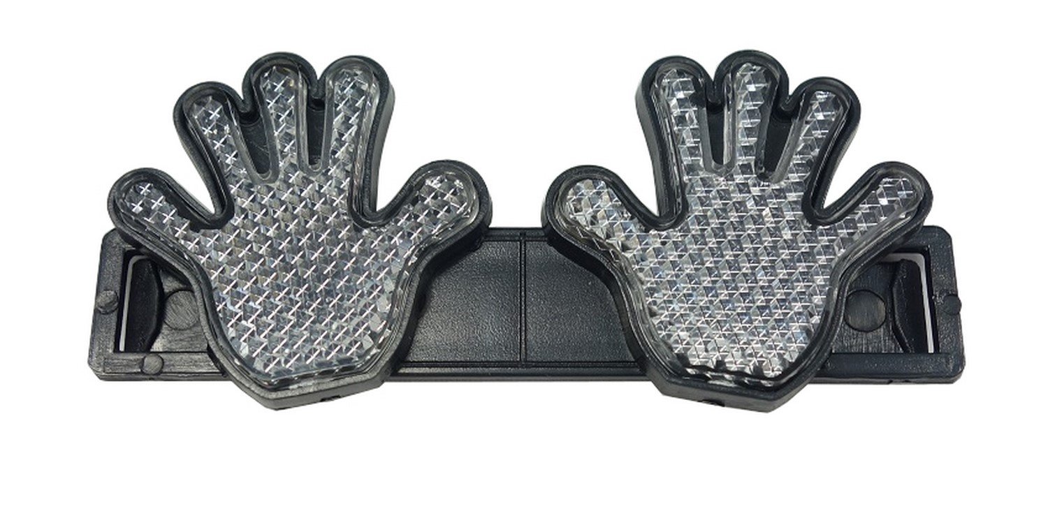 【送料無料】キャプテンスタッグ(CAPTAIN STAG) ホイールリフレクター 手形 クリア Y-4734