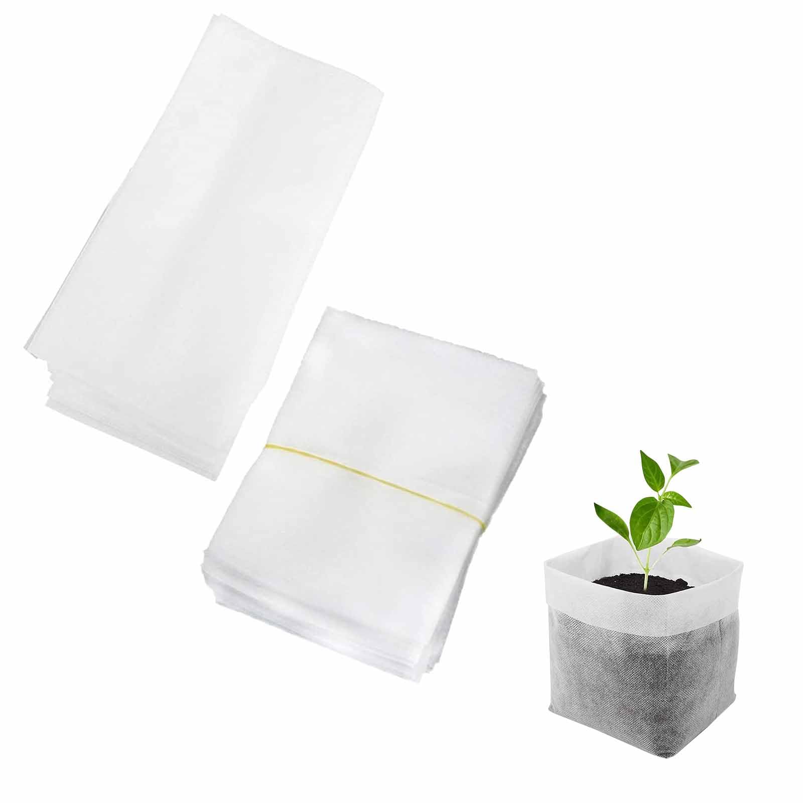 【送料無料】【BEAUTY PLAYER】100枚 苗袋 植栽の育成バッグ 植物成長 不織布 園芸プランター 保管袋 ..