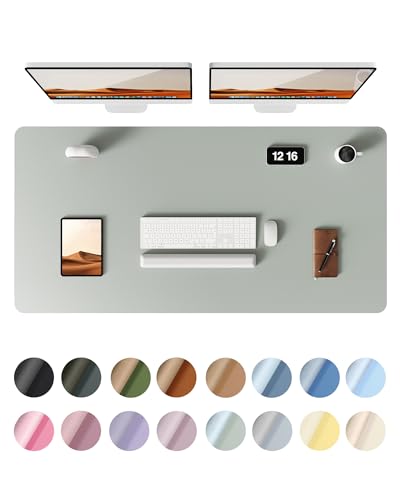 【送料無料】YSAGi レザー デスクパッド オフィス デスクマット マウス対応 大型マウスパッド ノンスリ..