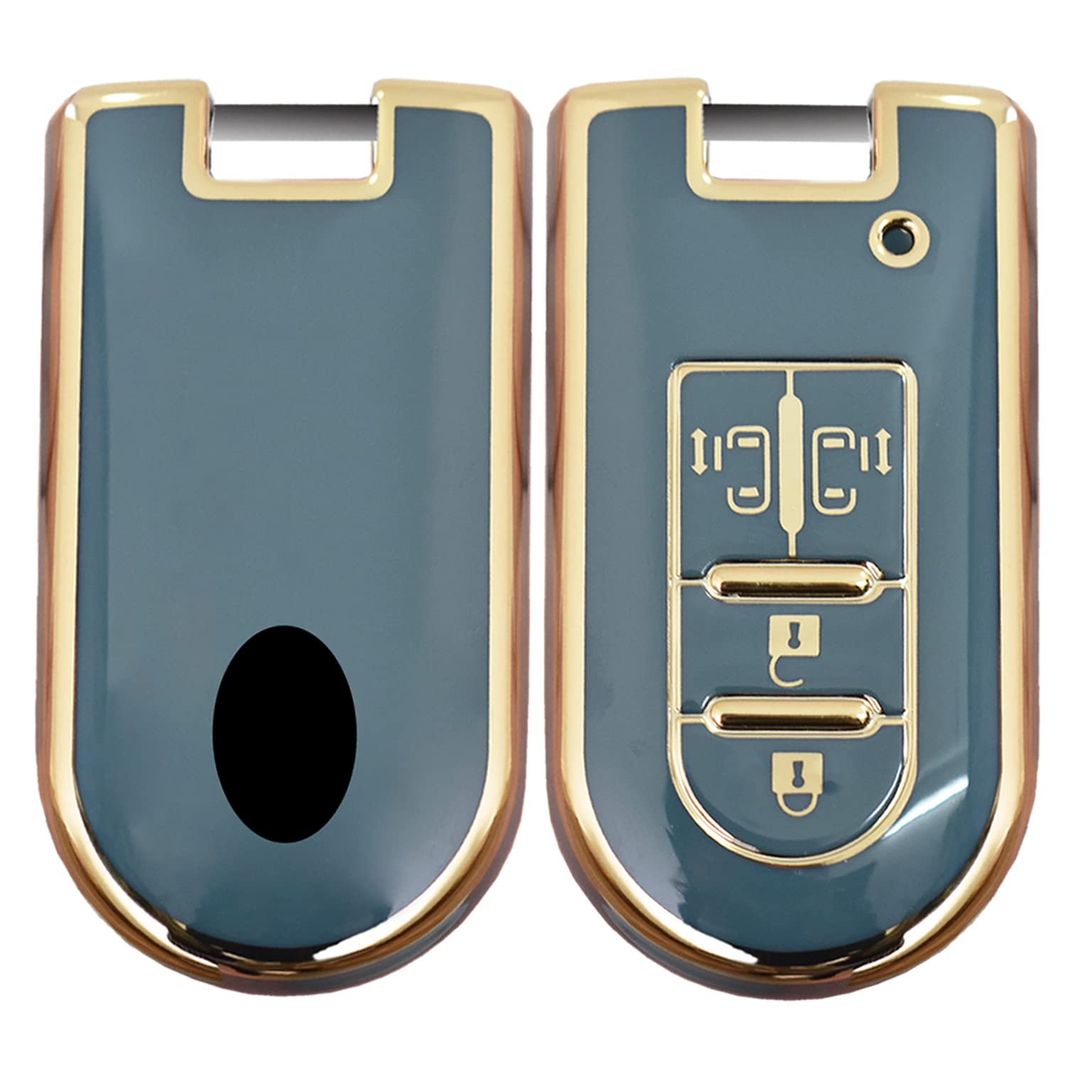 【送料無料】[SANRILY] ダイハツ向けの キーケース キーホルダー キーカバー キー保護 新型 ...