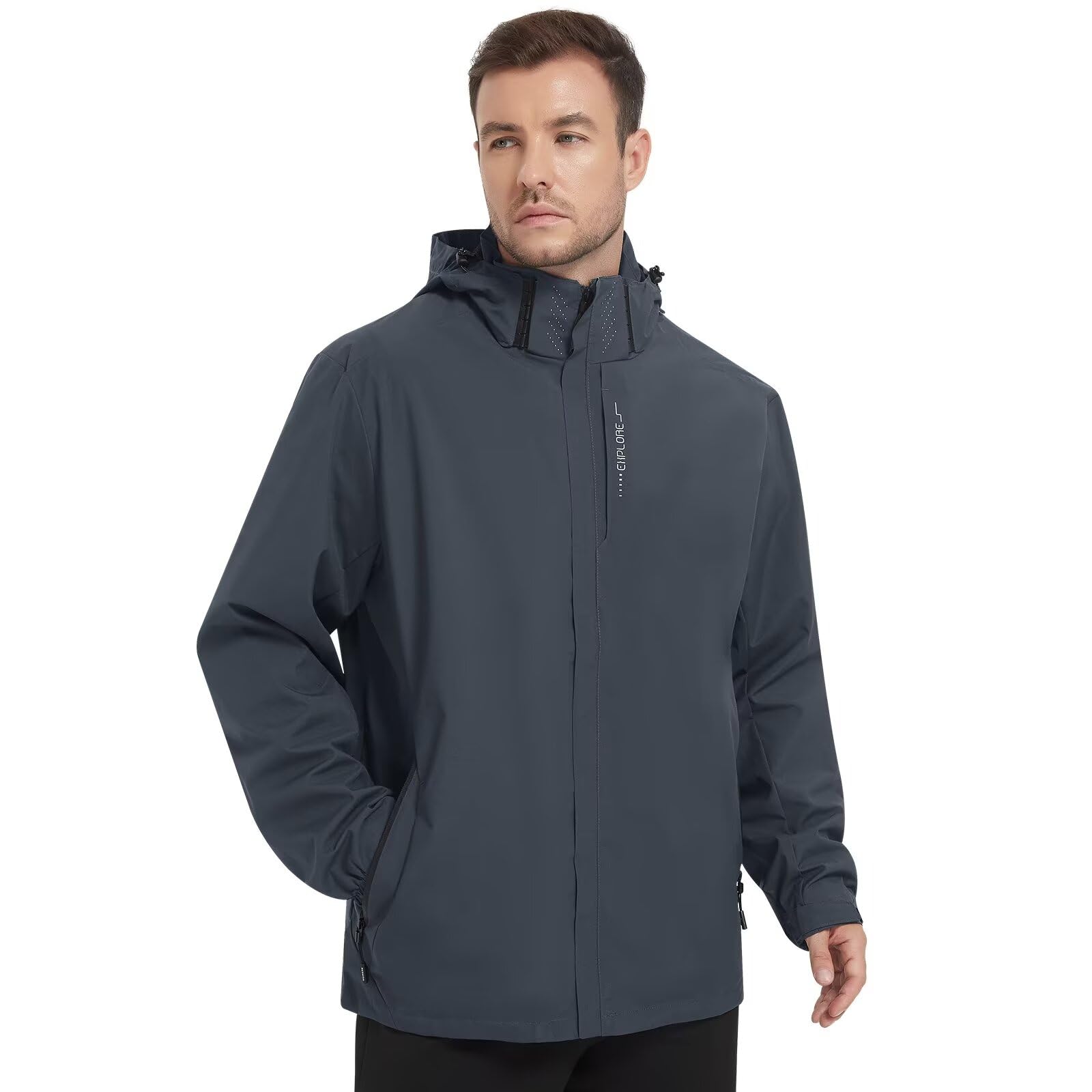 【送料無料】[Sillictor] マウンテンパーカー メンズ ウインドブレーカー ジャケット 大きいサイズ フ..